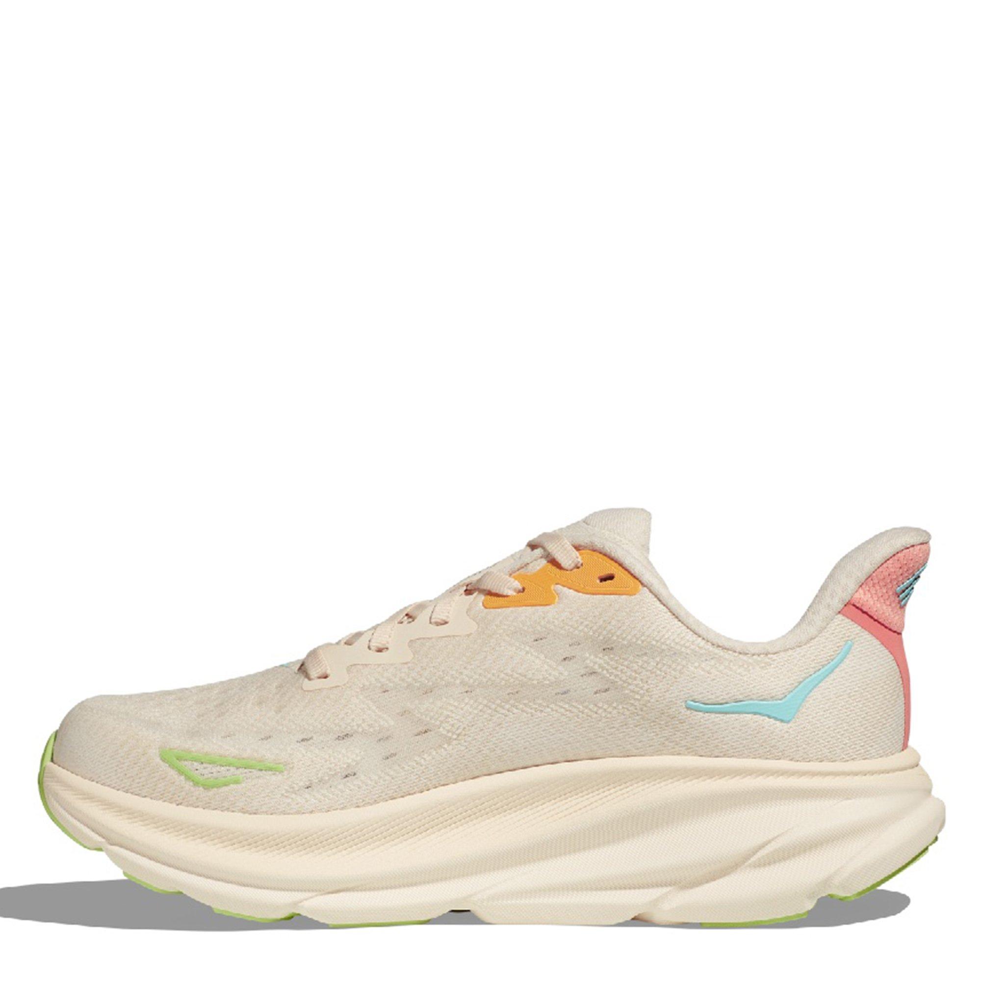 Vanilla/Astral - Hoka - Clifton 9 Wide Womens Running Shoes - 2