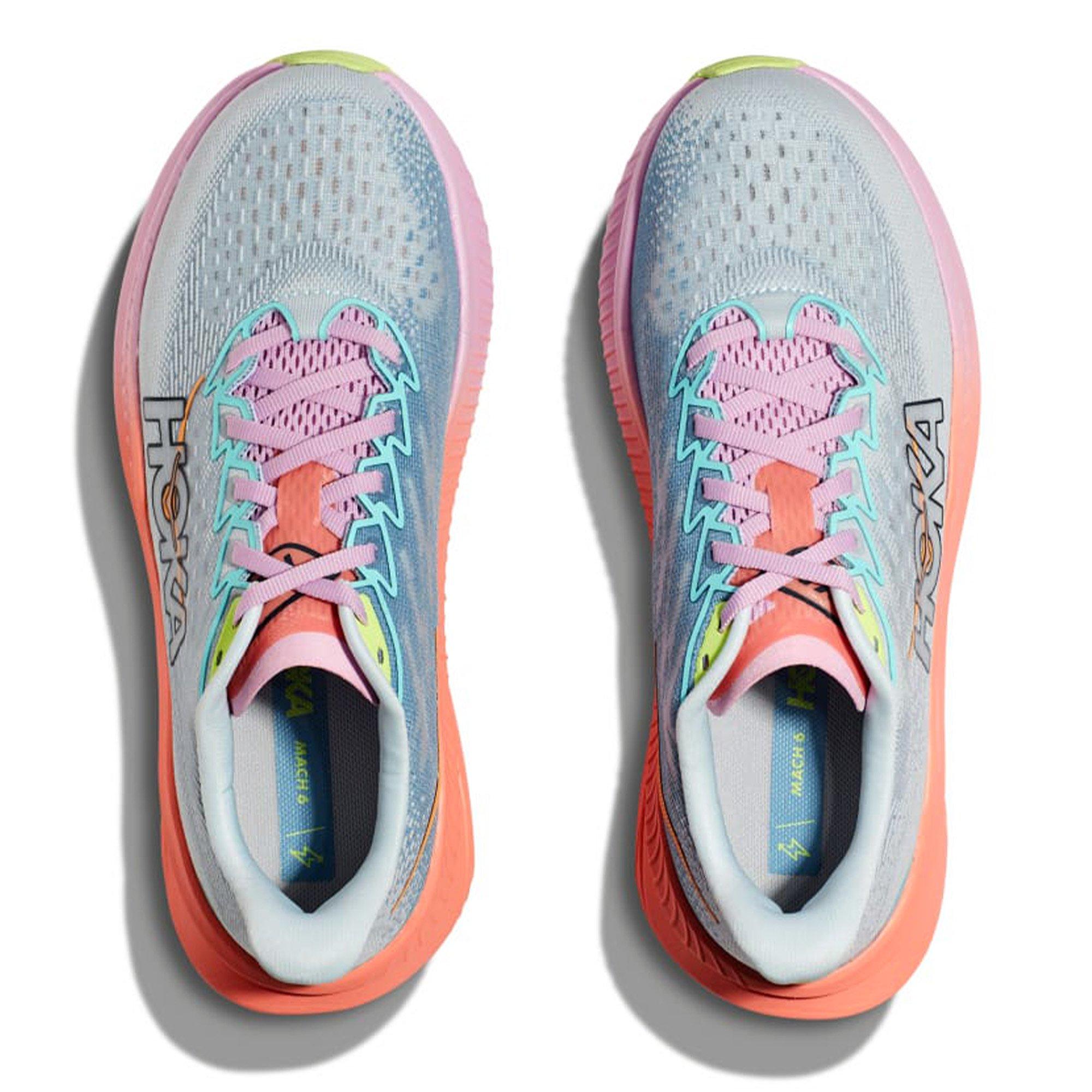 Illusion/Dusk - Hoka - Mach 6 Wide Womens Running Shoes - 3