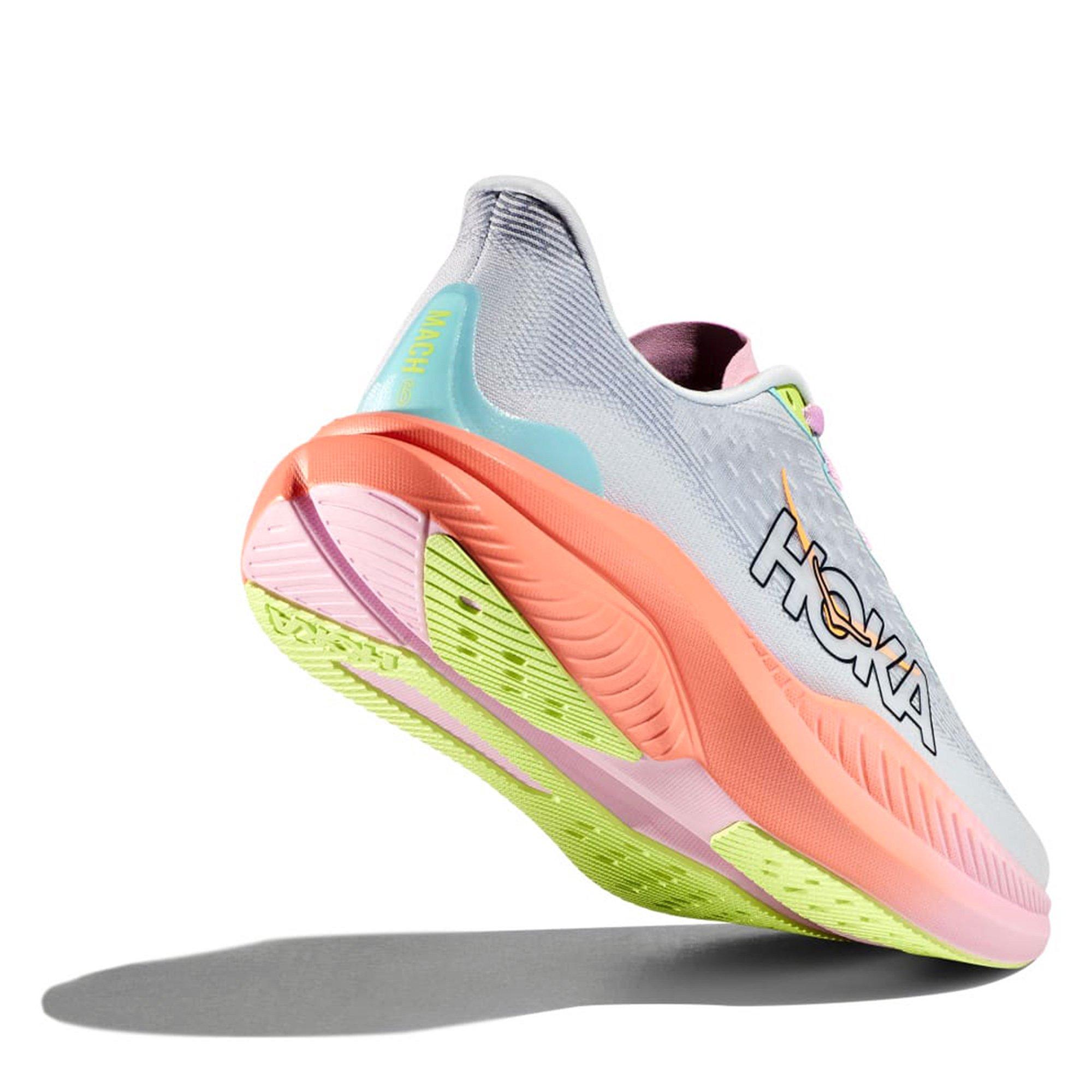 Illusion/Dusk - Hoka - Mach 6 Wide Womens Running Shoes - 7