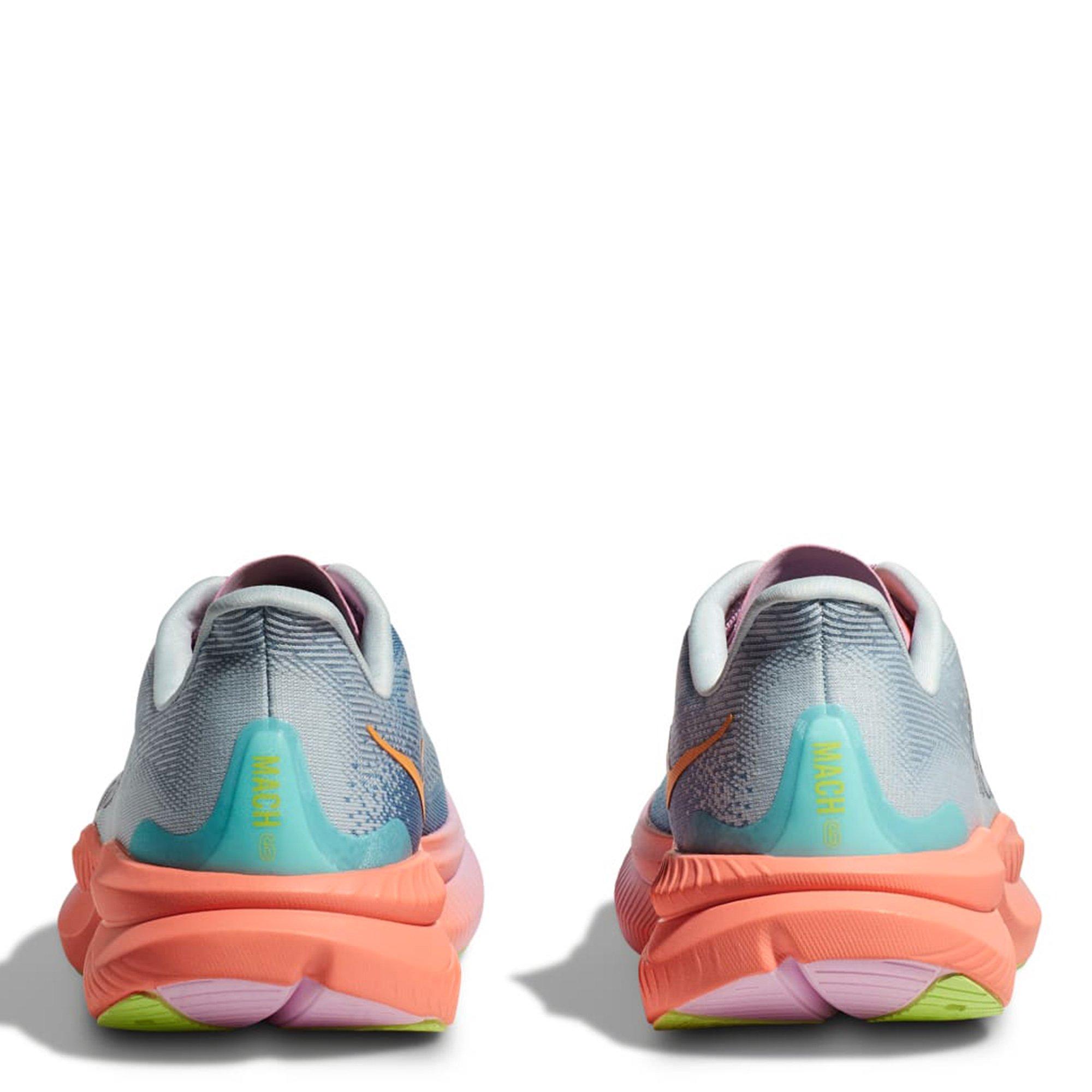 Illusion/Dusk - Hoka - Mach 6 Wide Womens Running Shoes - 8