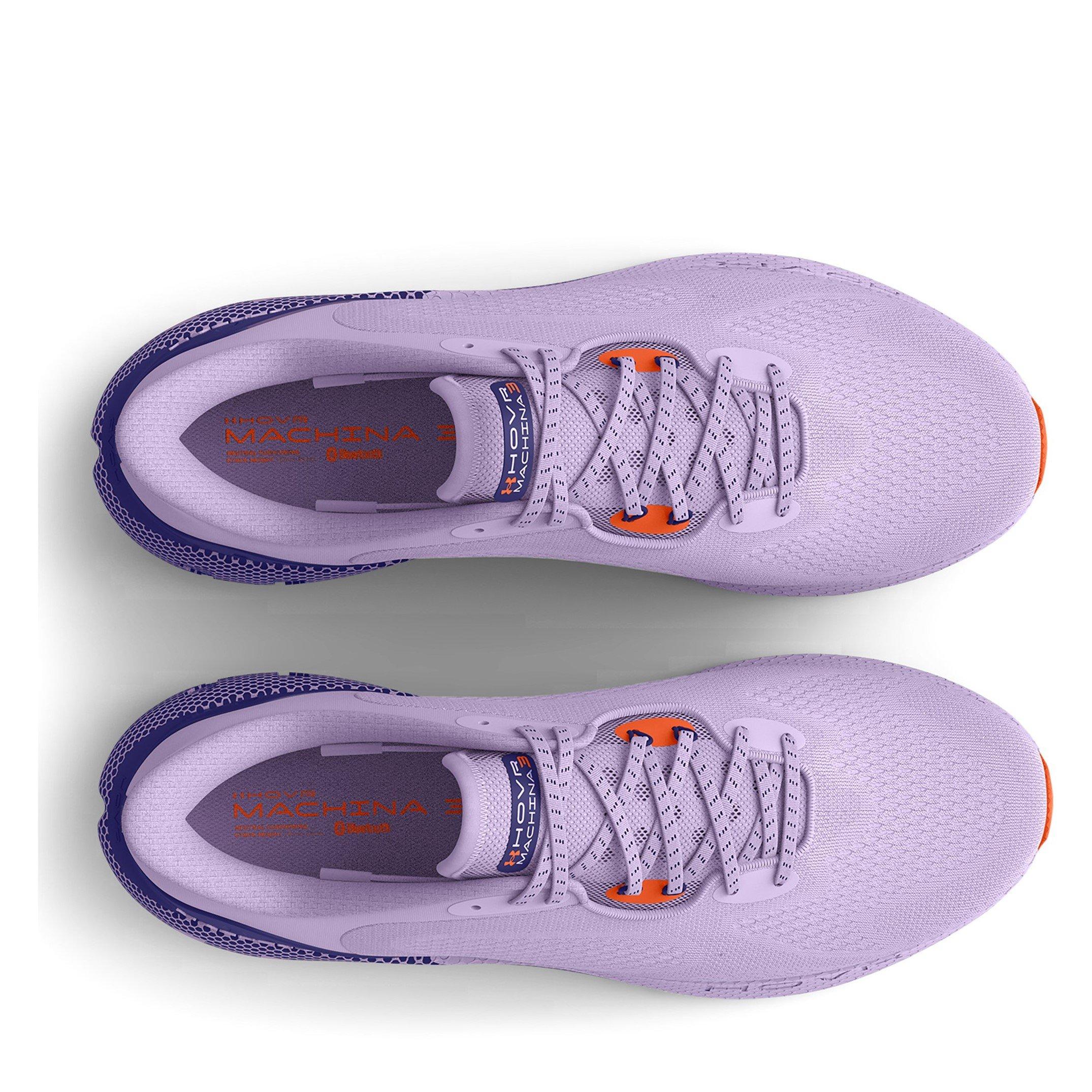 Purple - Under Armour - HOVR Machina 3 Womens Running Shoes - 4