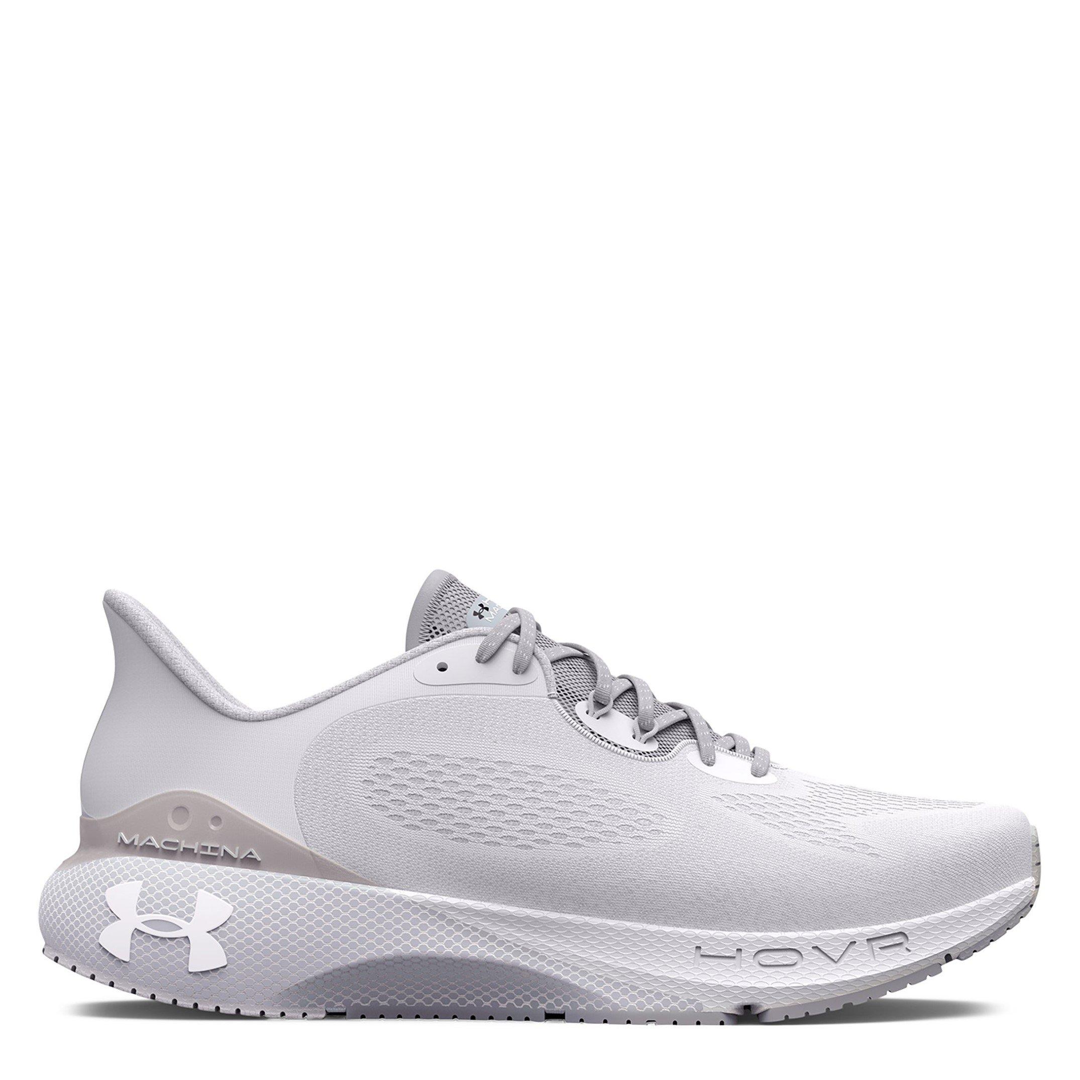 Wht/Blk - Under Armour - HOVR Machina 3 Womens Running Shoes - 1