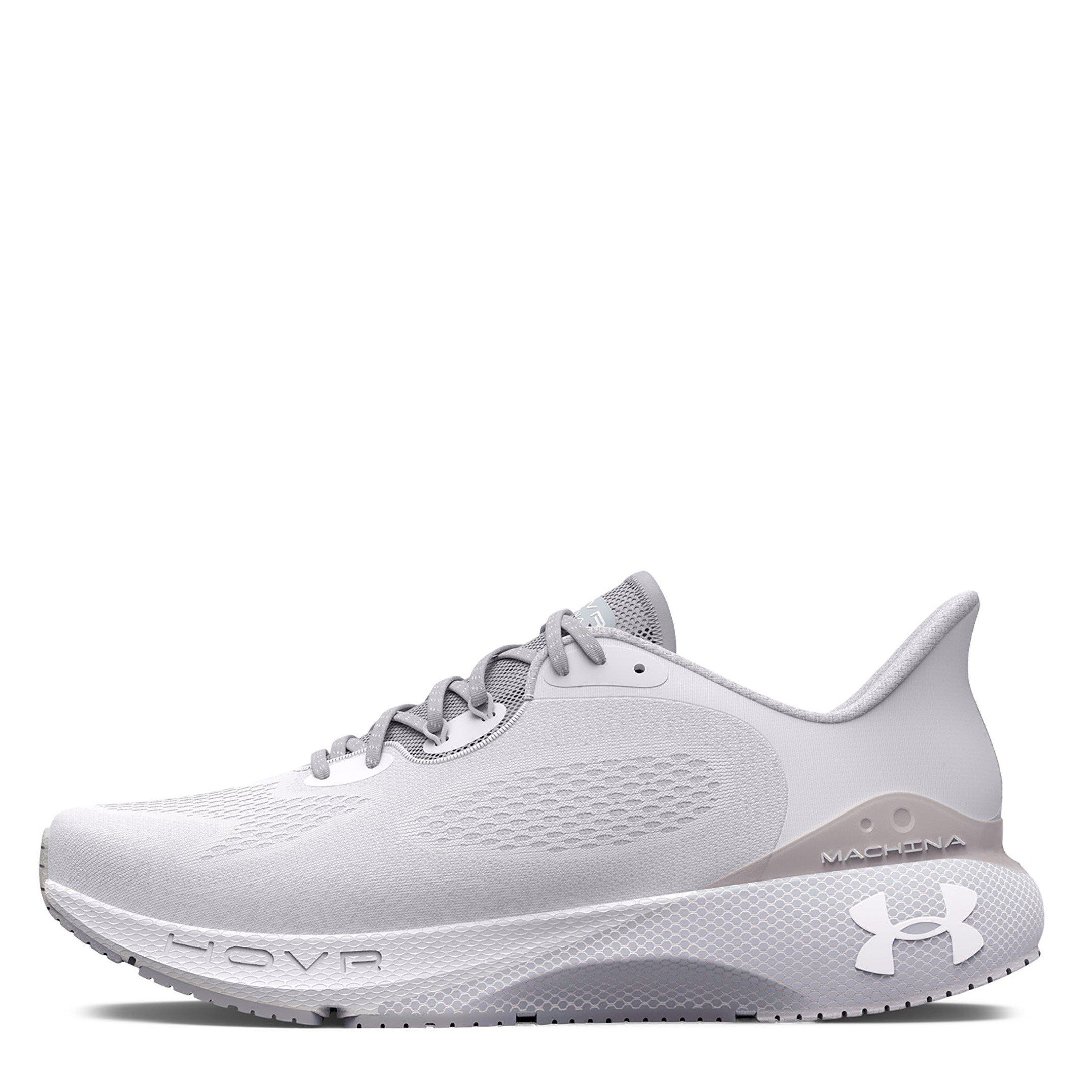 Wht/Blk - Under Armour - HOVR Machina 3 Womens Running Shoes - 7