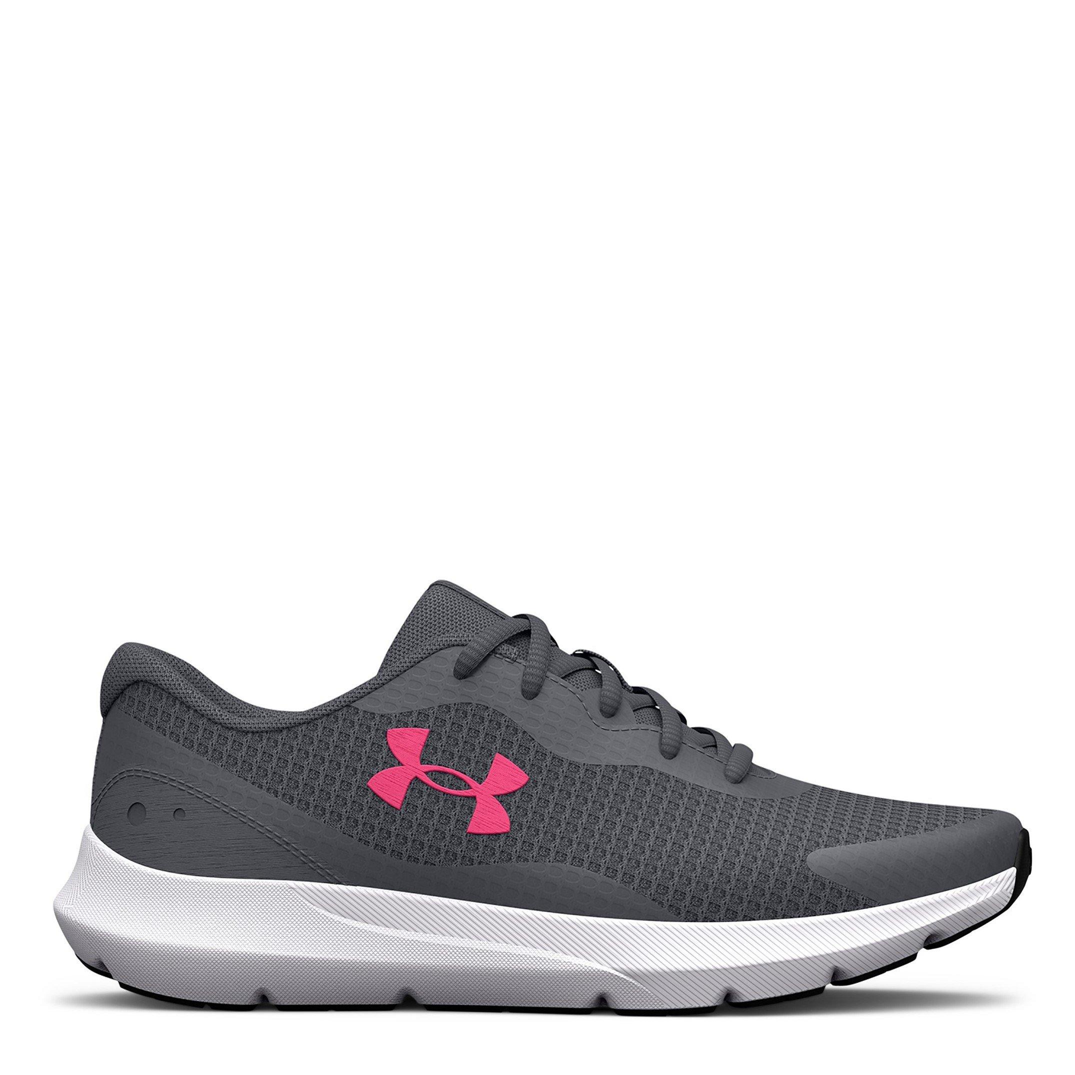 Sivo/Roze - Under Armour - Armour Surge 3 Trainers Womens - 1