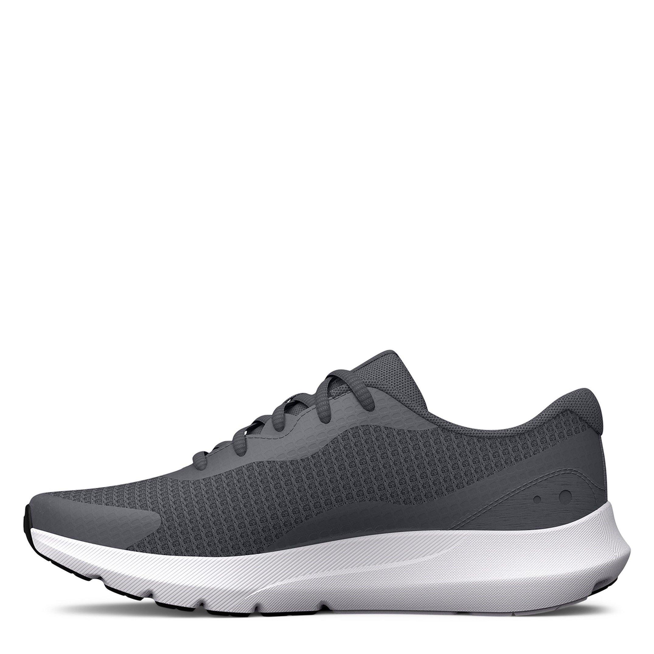 Sivo/Roze - Under Armour - Armour Surge 3 Trainers Womens - 2