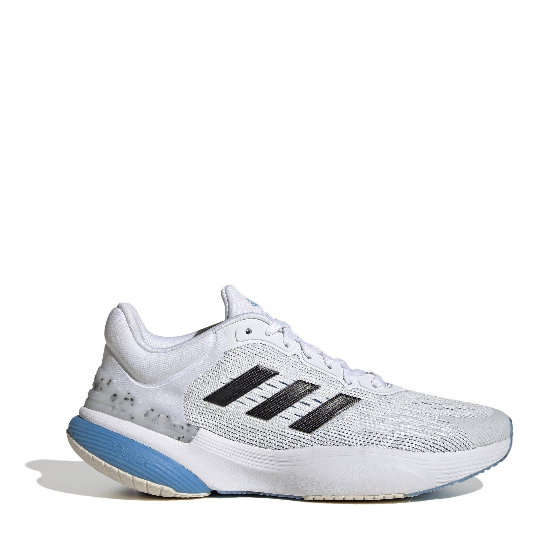 FWht/Blk/Blue - adidas - Response Super 3.0 Womens Running Shoes - 1
