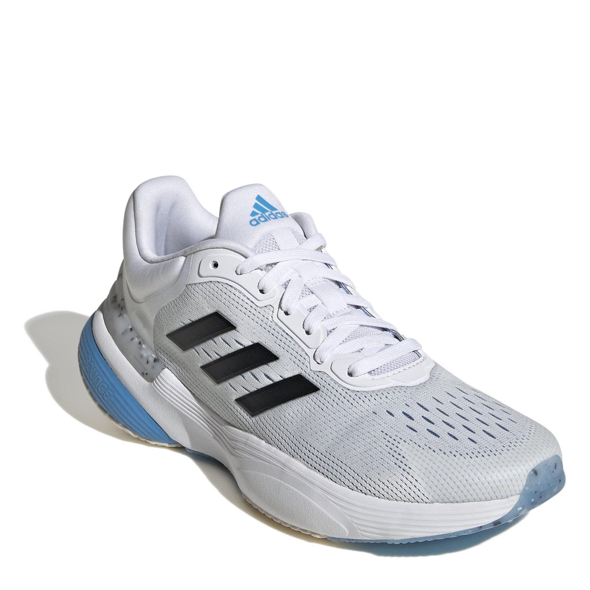 FWht/Blk/Blue - adidas - Response Super 3.0 Womens Running Shoes - 3