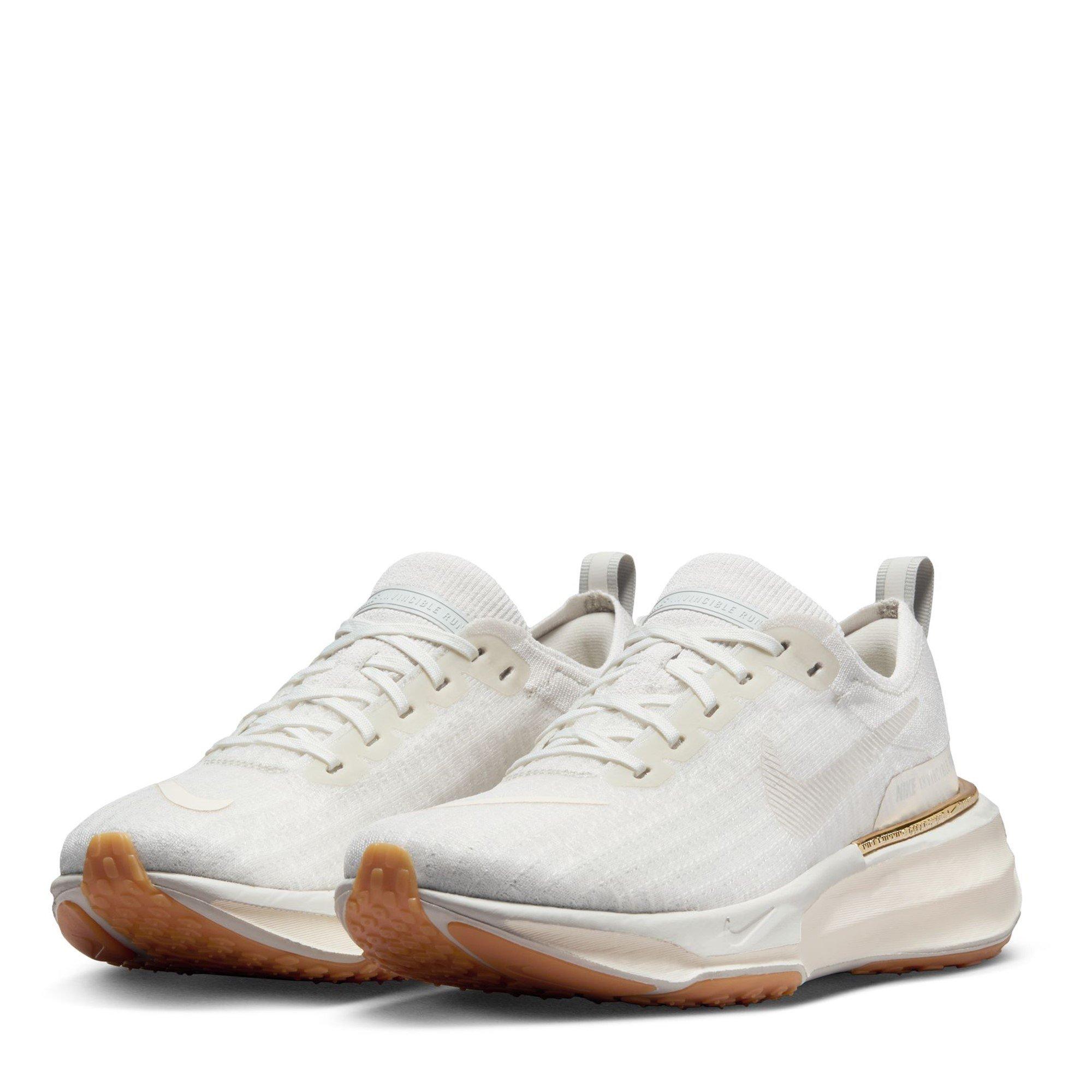 Light Bone - Nike - ZoomX Invincible 3 Flyknit Womens Running Shoes - 4