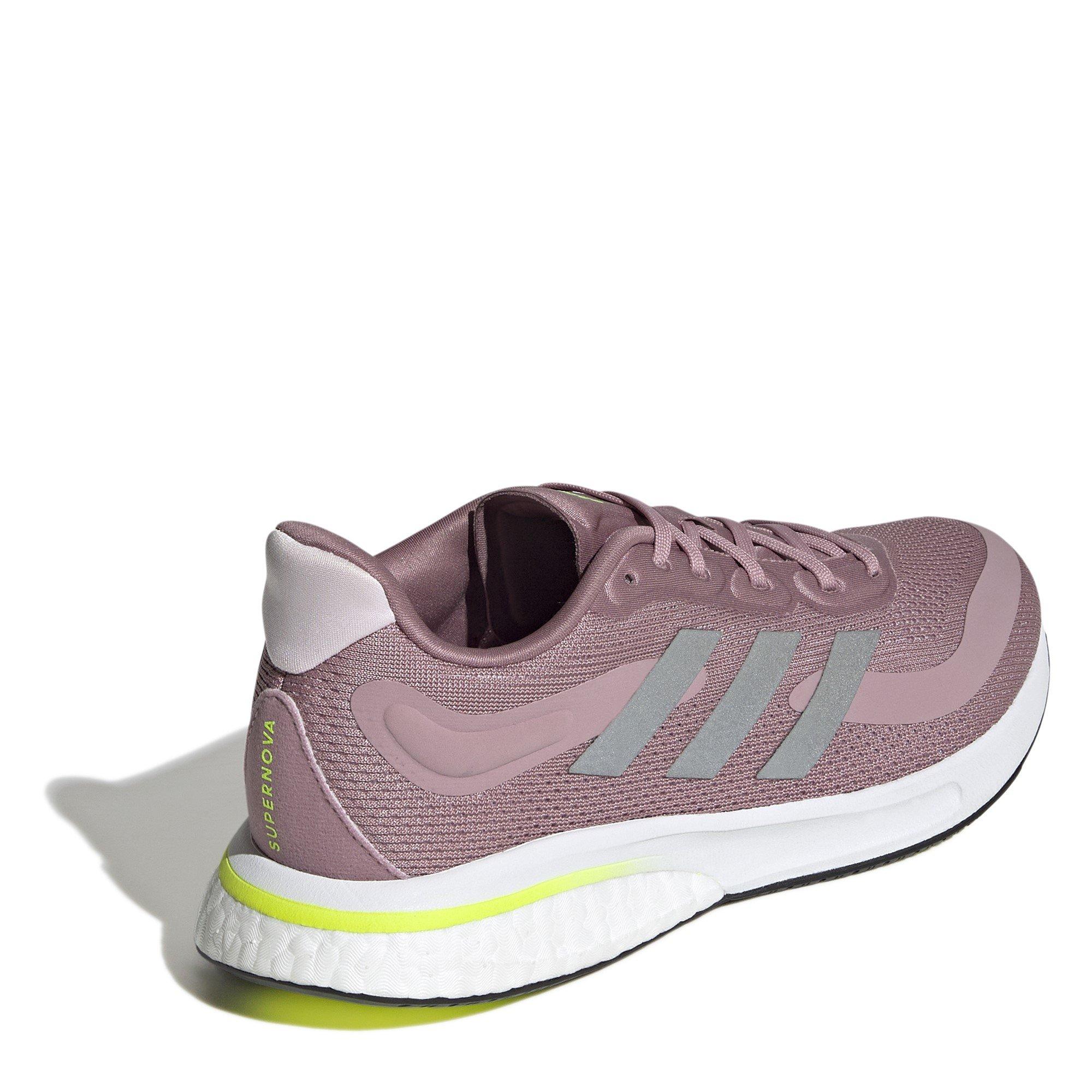 MAUVE/ARGENT/JAUNE - adidas - Supernova Shoes Womens Road Running - 4