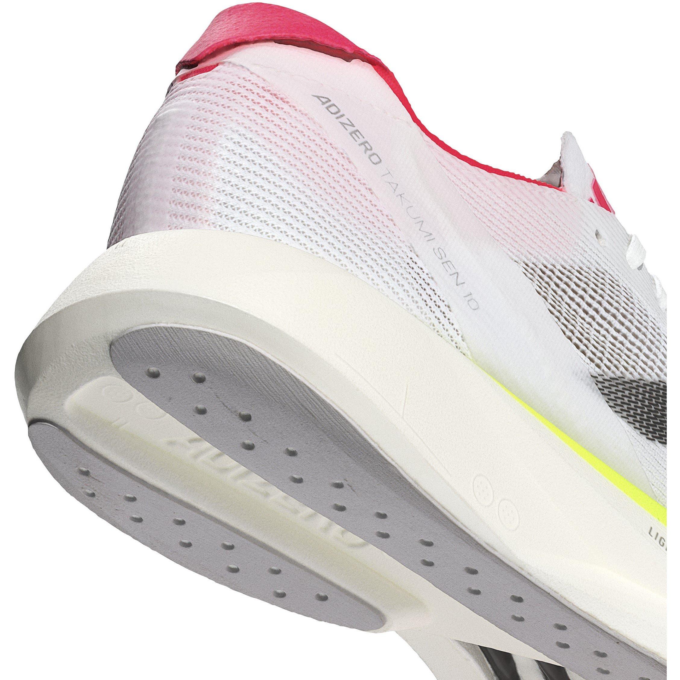 White/Red - adidas - Adizero Takumi Sen 10 Womens Running Shoes - 8