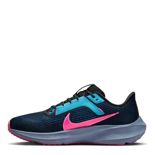 Blk/Pink/B.Blue - Nike - Pegasus 40 SE Womens Running Shoes - 2