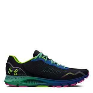 Blck/Lime Surge - Under Armour - HOVR Sonic 6 Speed Womens Running Shoes - 1