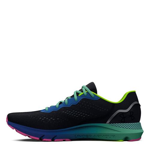 Blck/Lime Surge - Under Armour - HOVR Sonic 6 Speed Womens Running Shoes - 2