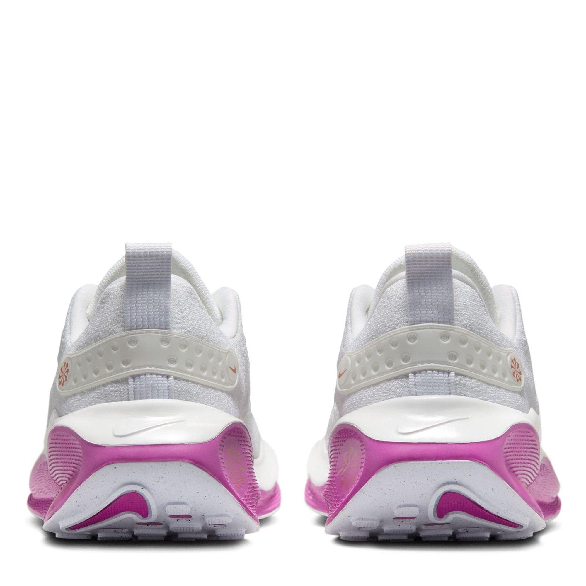 Blanco/Fucsia - Nike - Infinity RN 4 Women's Road Running Shoes - 5