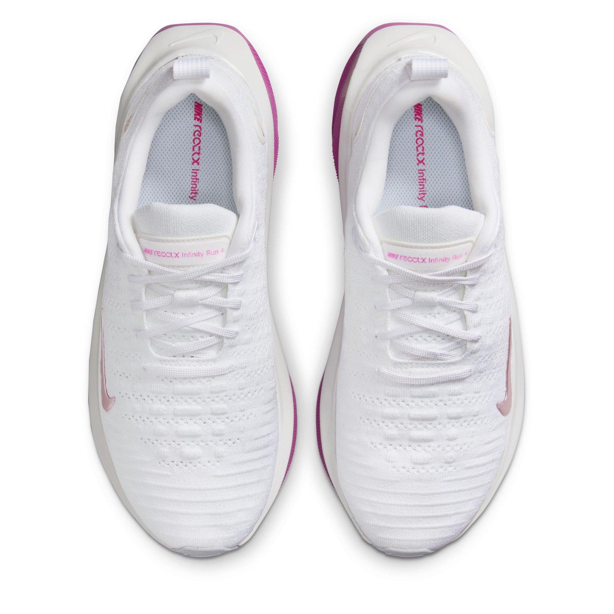 Blanco/Fucsia - Nike - Infinity RN 4 Women's Road Running Shoes - 6
