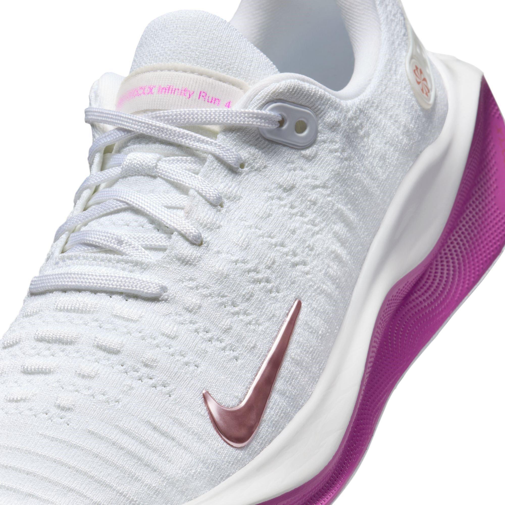 Blanco/Fucsia - Nike - Infinity RN 4 Women's Road Running Shoes - 7