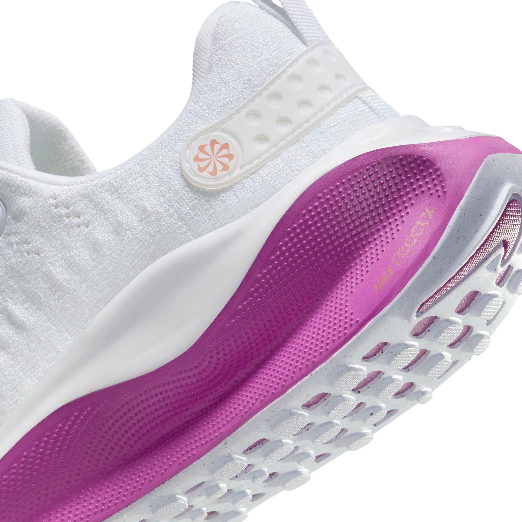Blanco/Fucsia - Nike - Infinity RN 4 Women's Road Running Shoes - 8