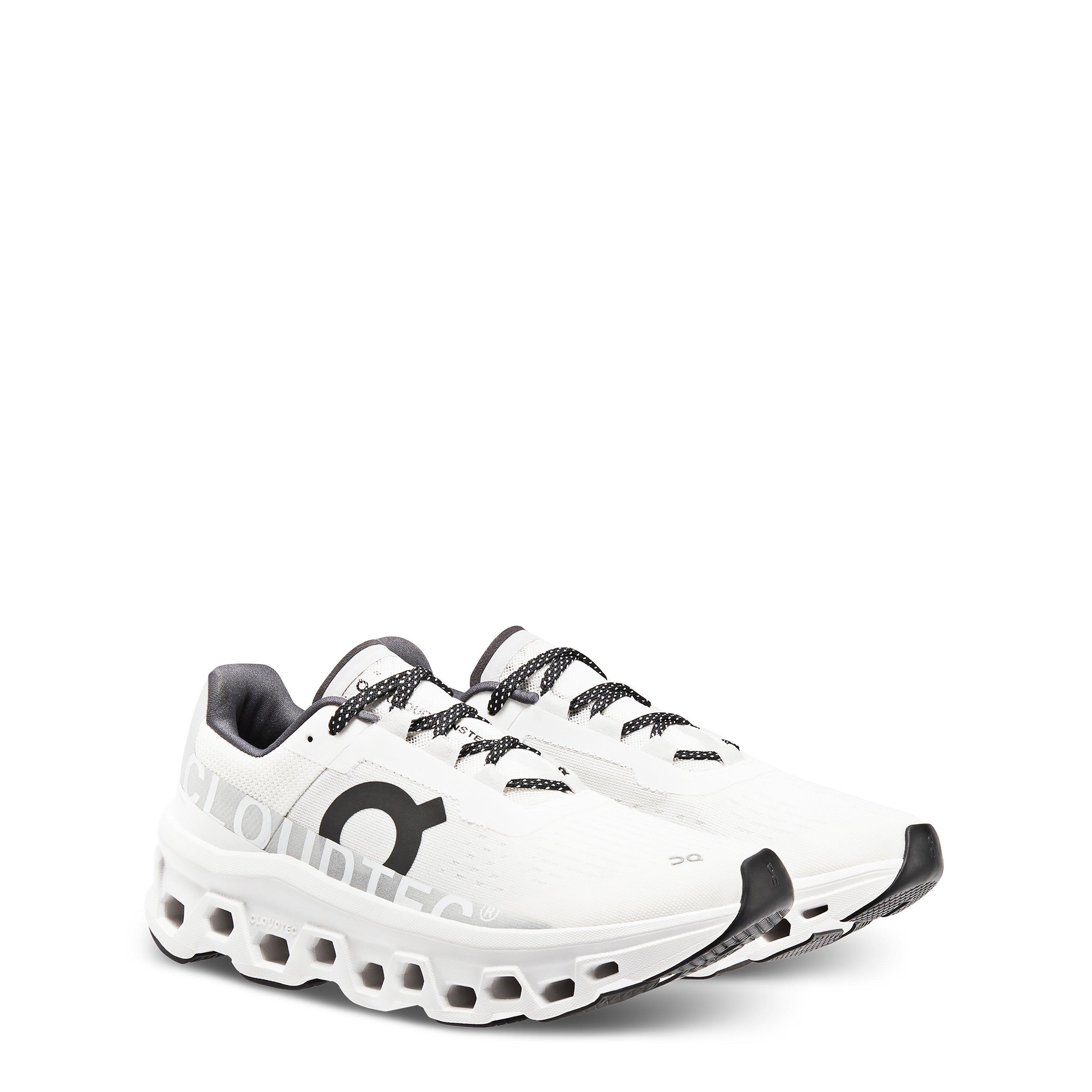 All White - On - Womens Cloudmonster Running Shoes - 4