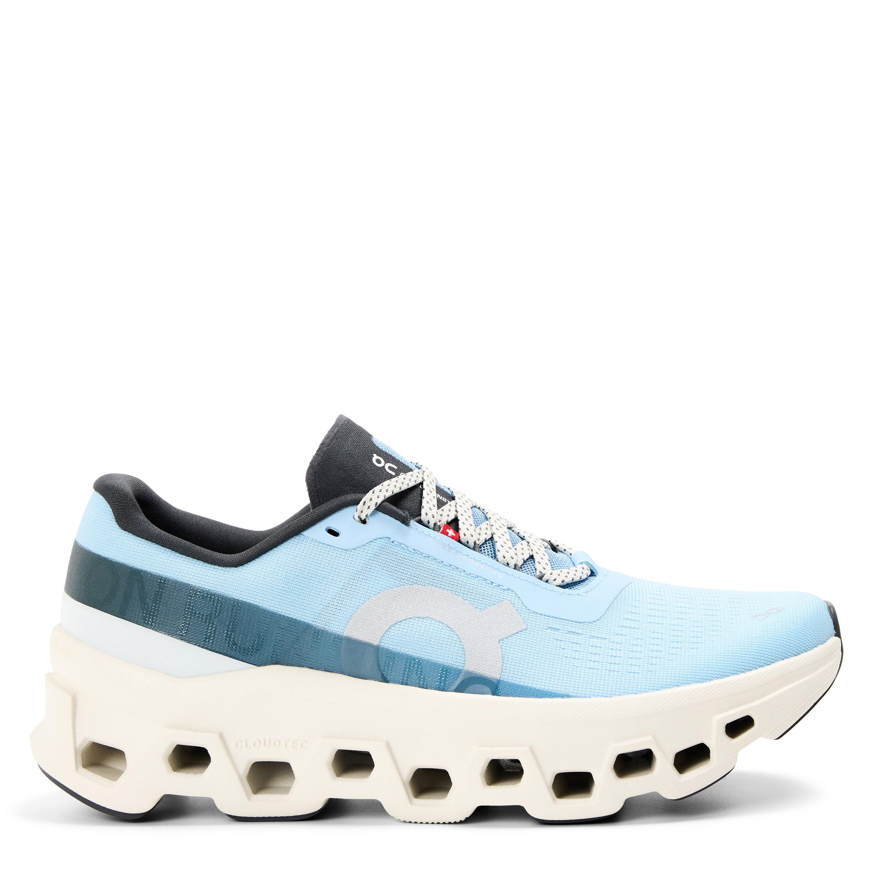 On Womens Cloudmonster Running Shoes - Cerulean/Ice - Size 6.5 (39.5)