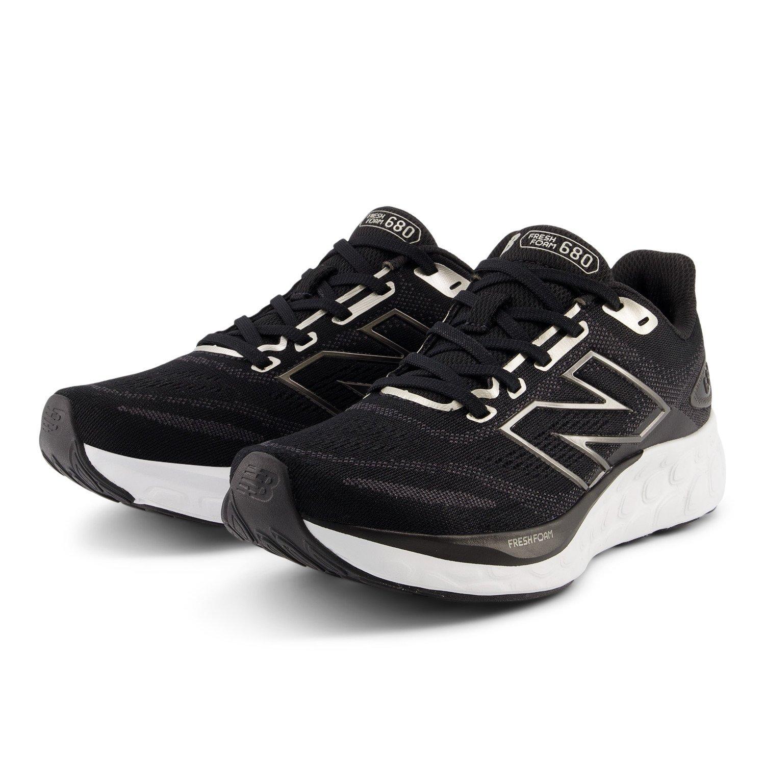 Black - New Balance - 680v8 Road Running Shoes Womens - 12
