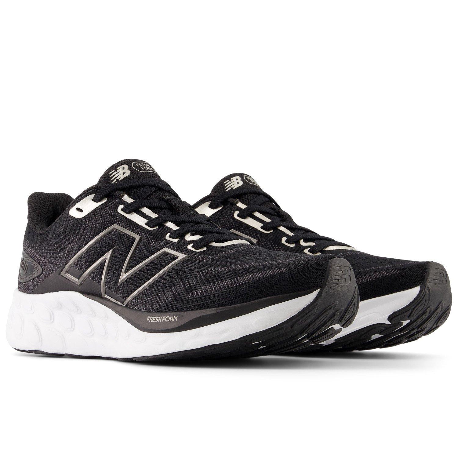 Black - New Balance - 680v8 Road Running Shoes Womens - 4