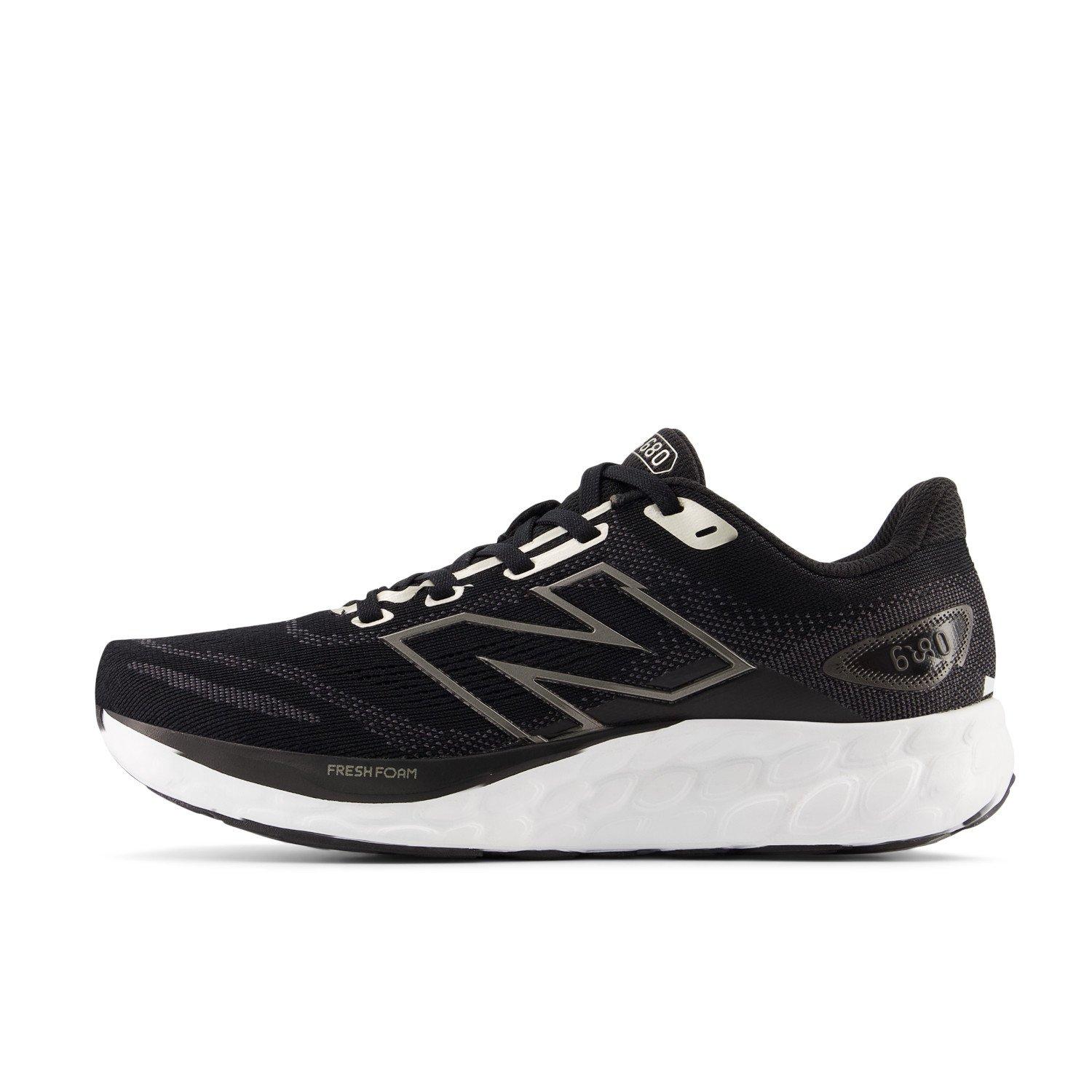 Black - New Balance - 680v8 Road Running Shoes Womens - 8