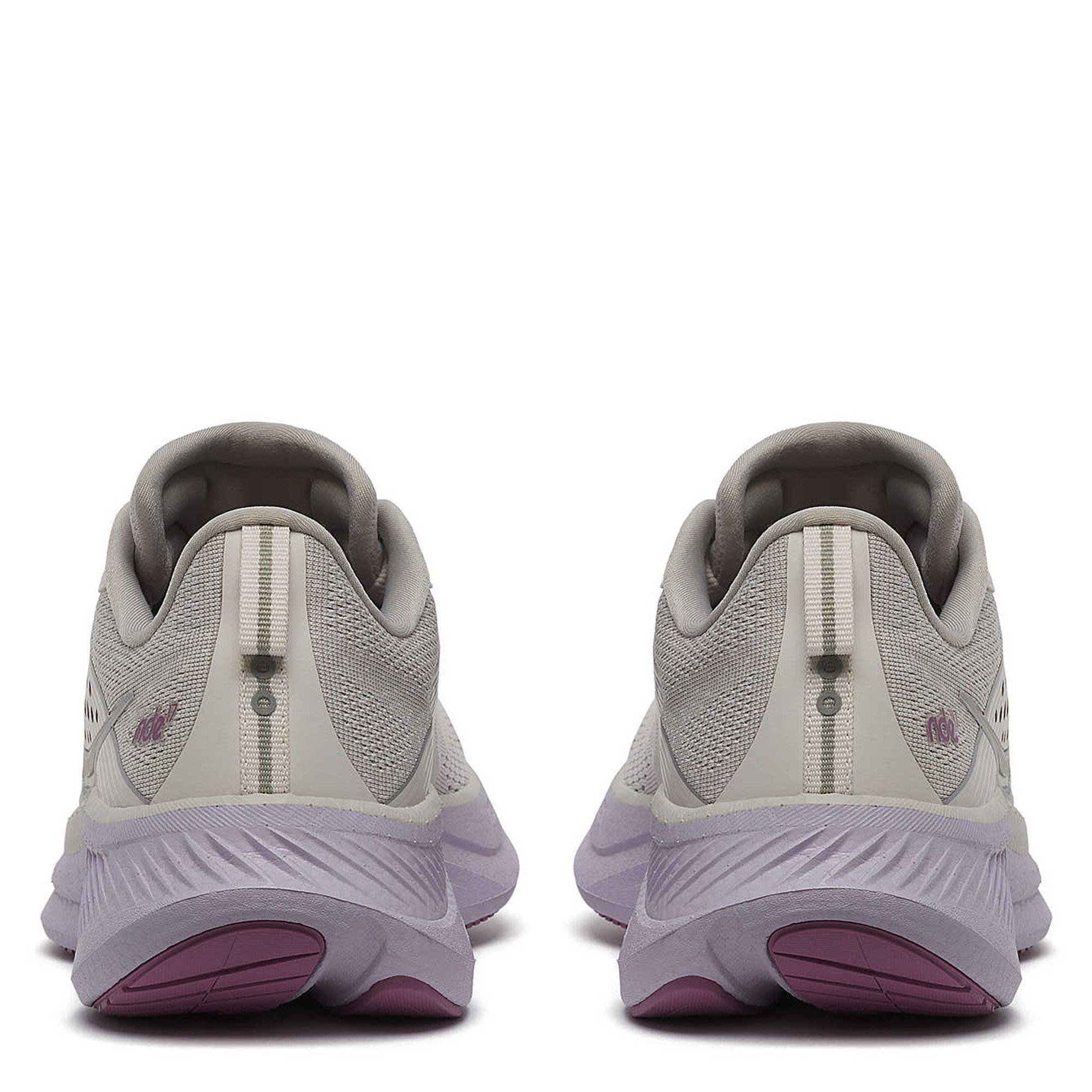 Moon/Viola - Saucony - Ride 17 Womens Running Shoes - 6
