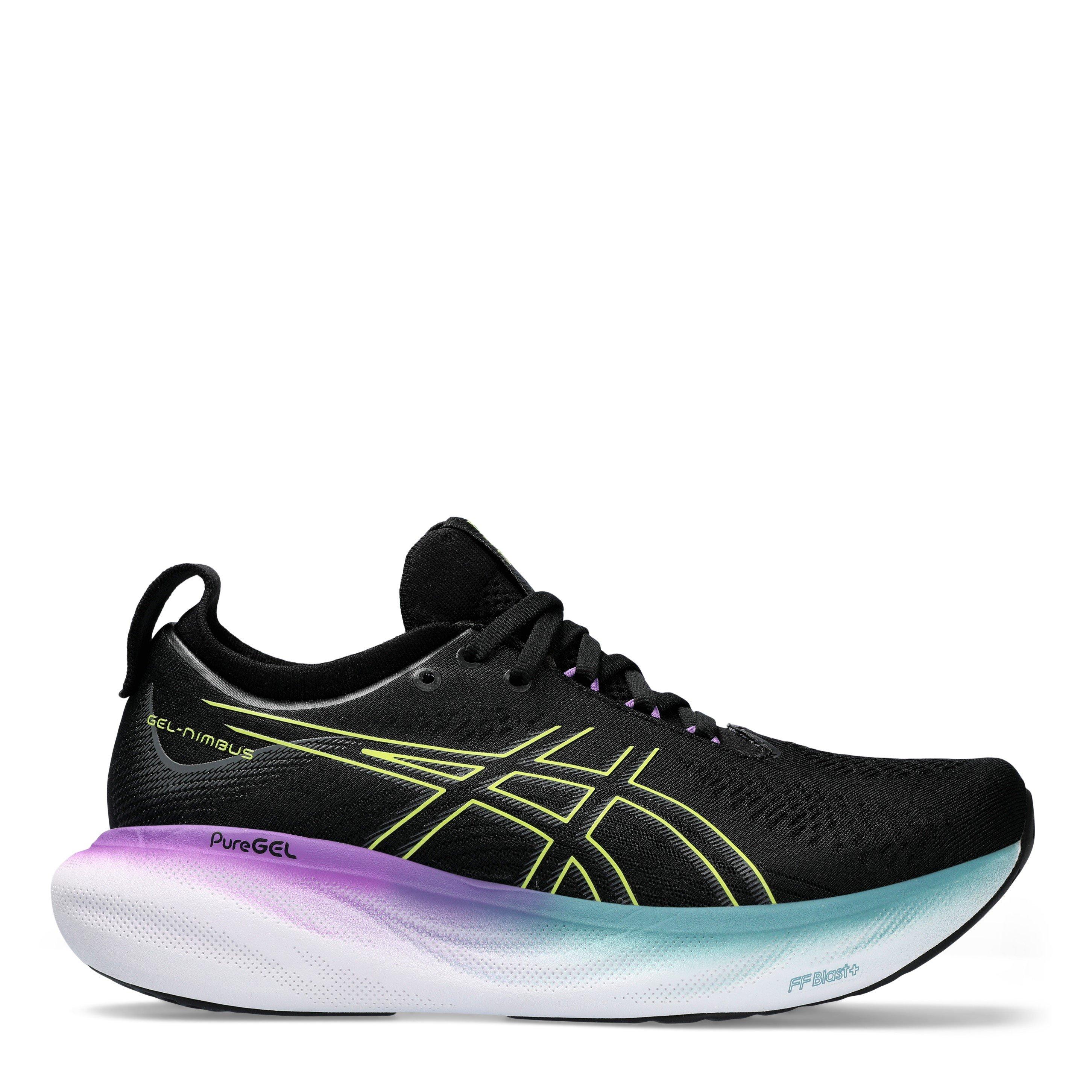 Black/Yellow - Asics - ASICS GEL-Nimbus 25 Women's Running Shoes - 1
