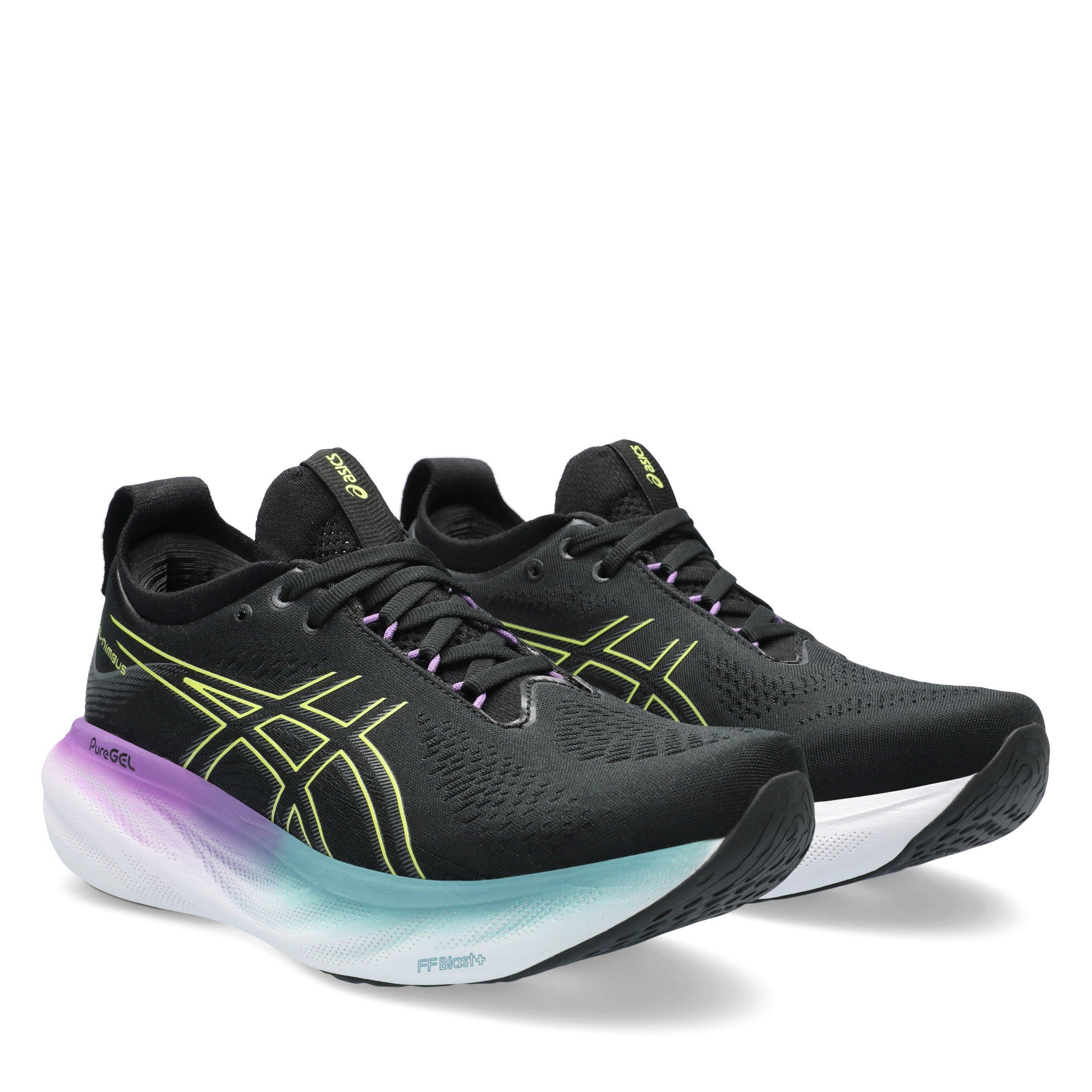 Black/Yellow - Asics - ASICS GEL-Nimbus 25 Women's Running Shoes - 4
