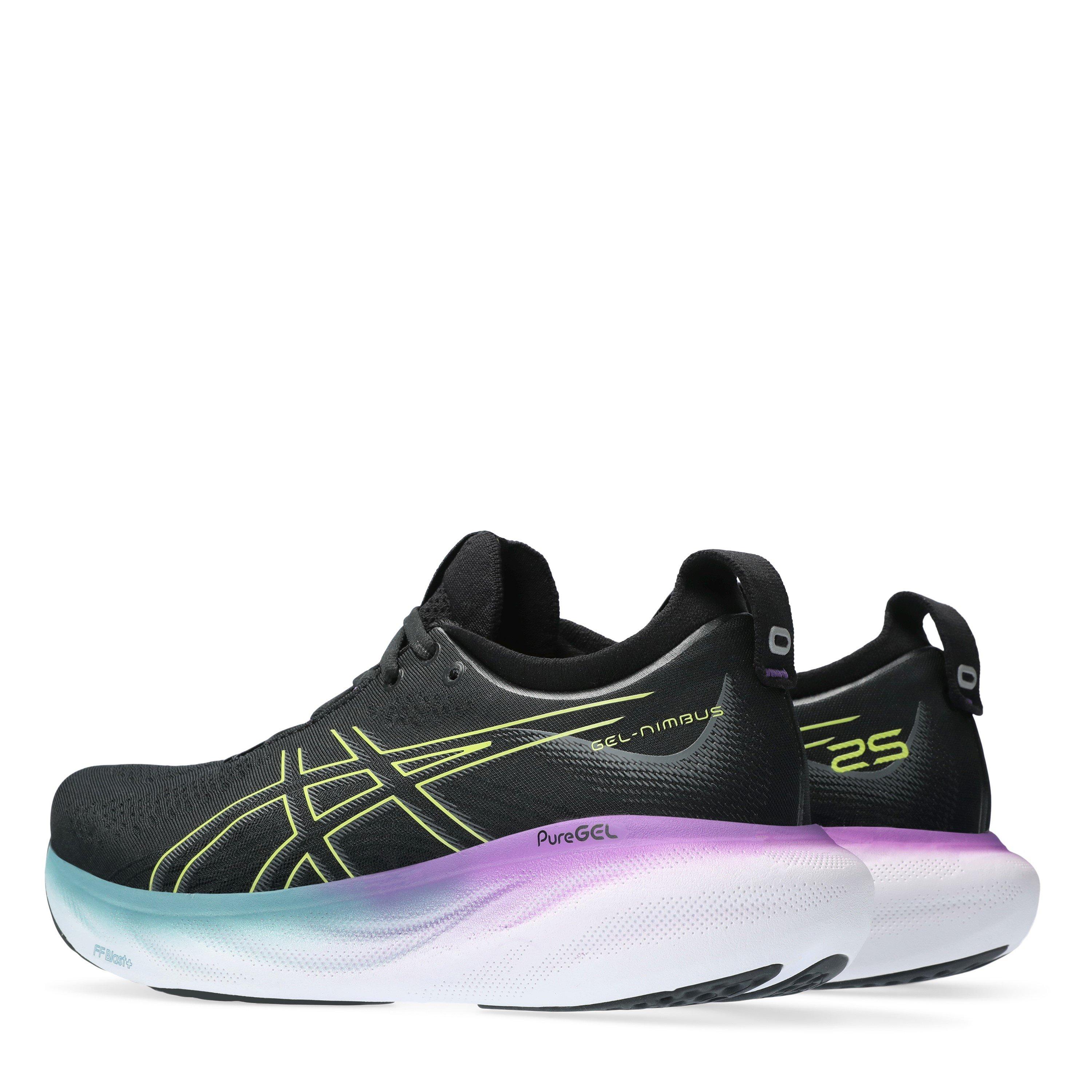 Black/Yellow - Asics - ASICS GEL-Nimbus 25 Women's Running Shoes - 5
