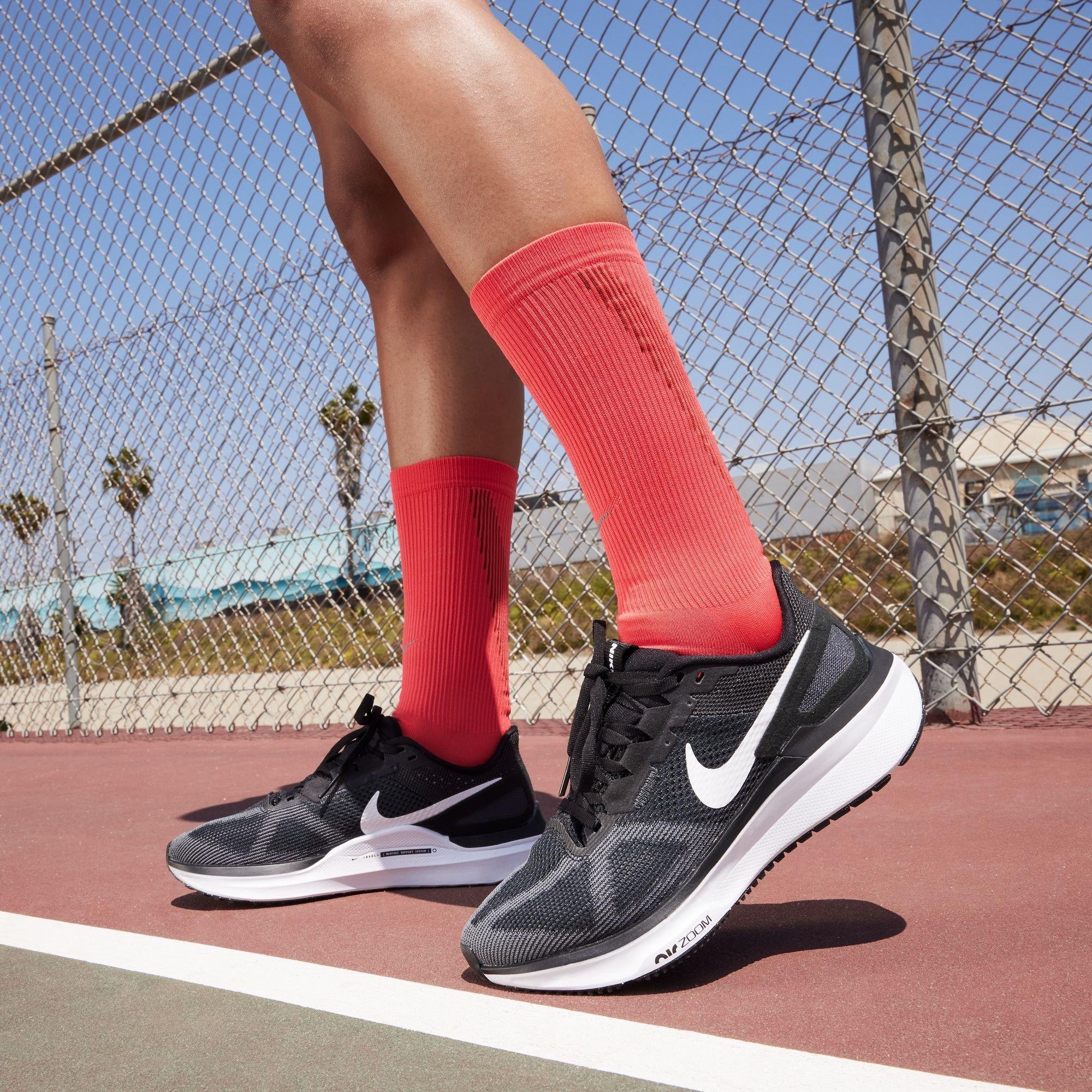 Schwarz/Grau - Nike - Air Zoom Structure 25 Road Running Shoes Womens - 12