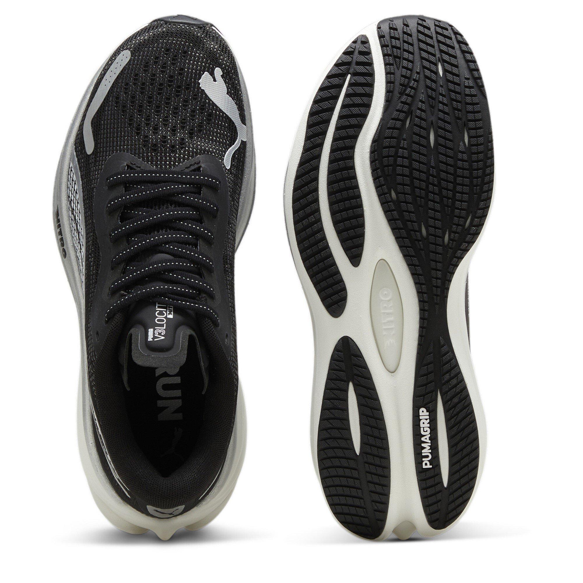 Black/White - Puma - Velocity Nitro 3 Running Shoes Women - 3