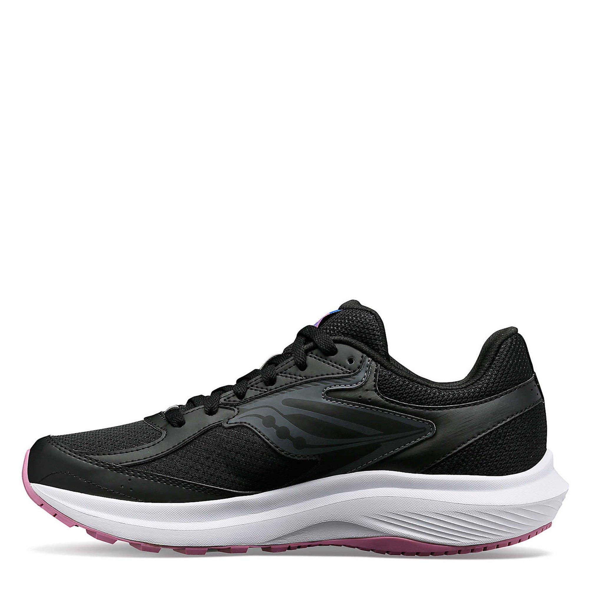 Black/Orchid - Saucony - Cohesion 17 Womens Running Shoes - 2