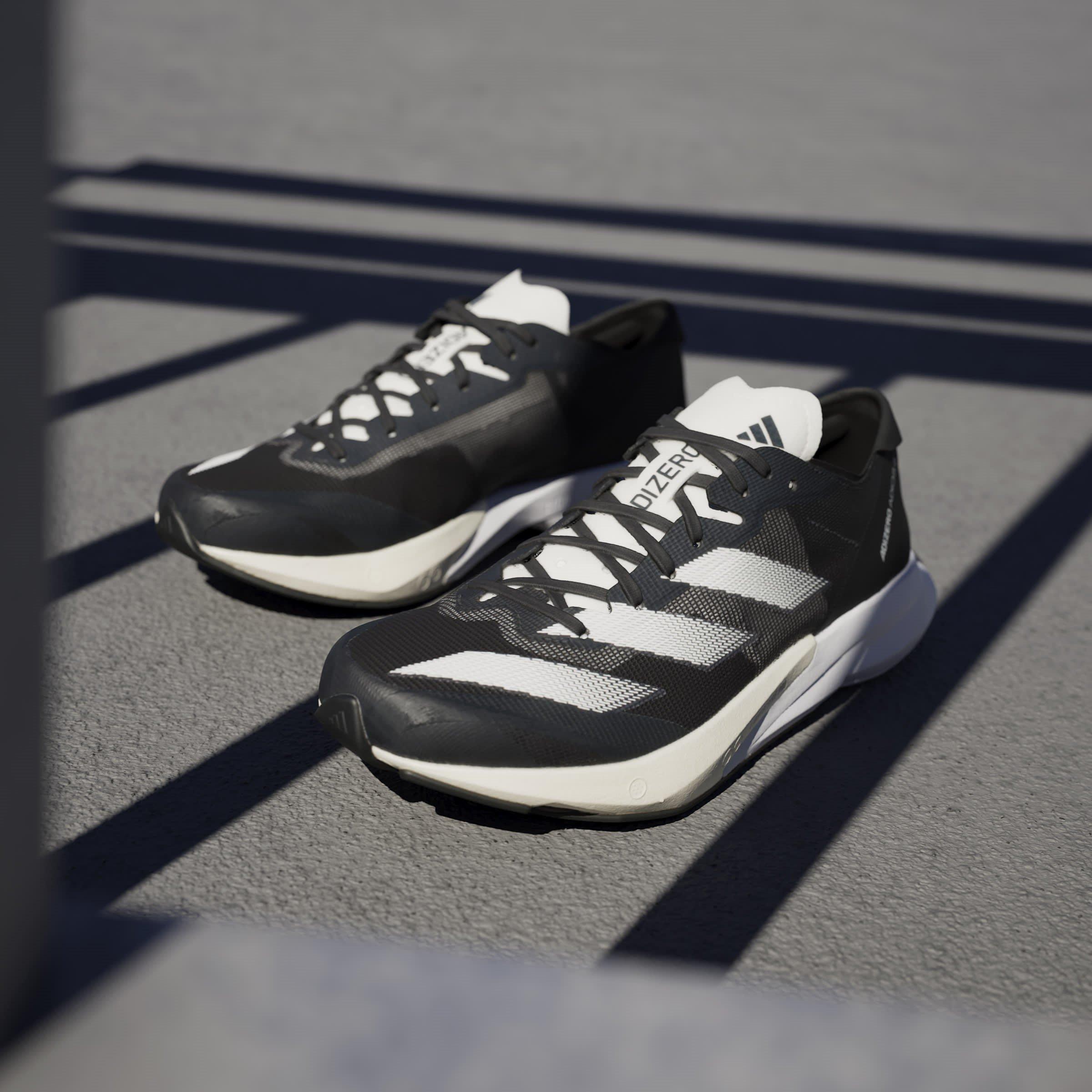 Nero/Bianco - adidas - Adizero Adios 8 Womens Running Shoes - 15