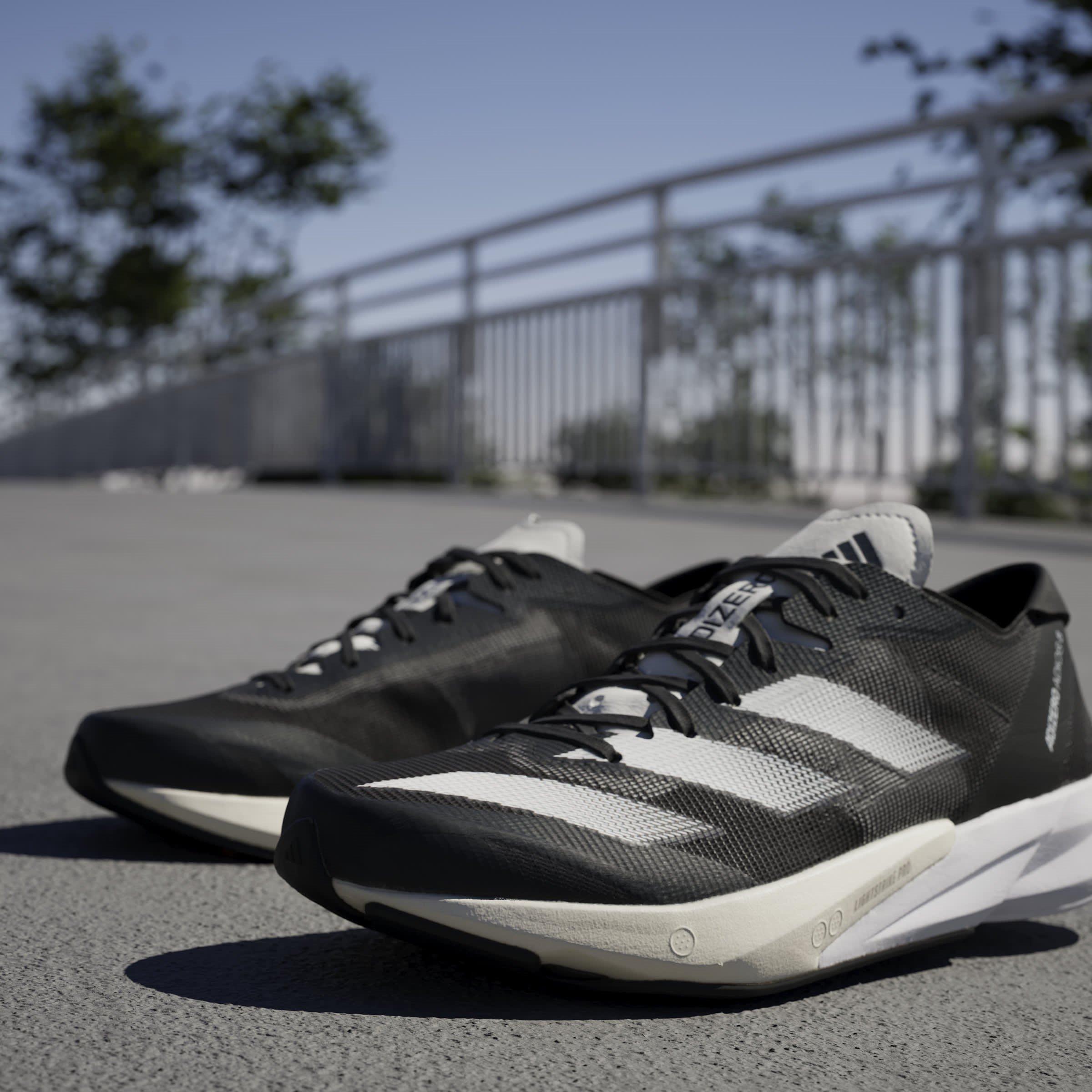 Nero/Bianco - adidas - Adizero Adios 8 Womens Running Shoes - 16