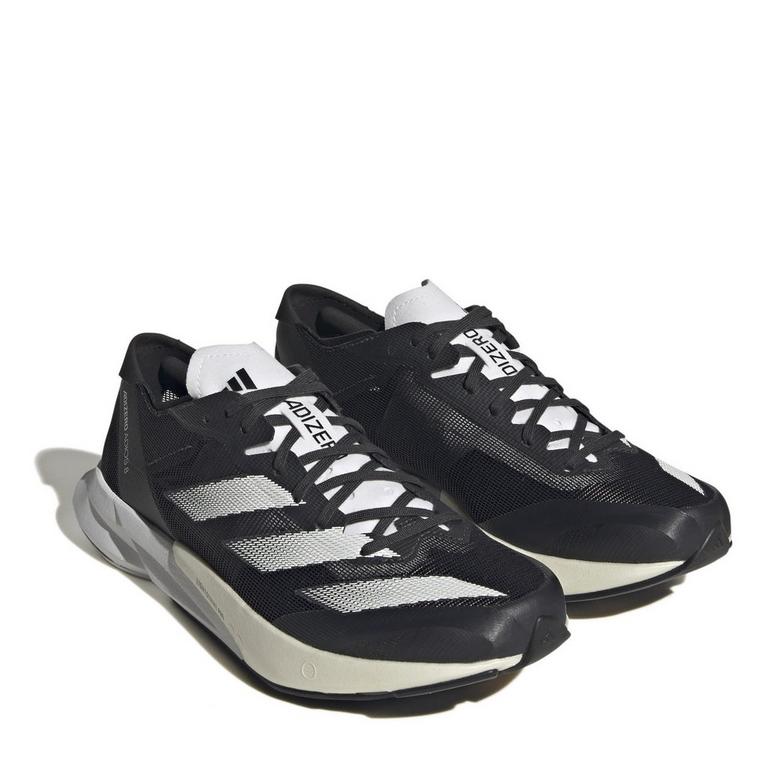 Noir/Blanc - adidas - Brooks Men's Adrenaline GTS 22 Running Alloy Grey Black - 3
