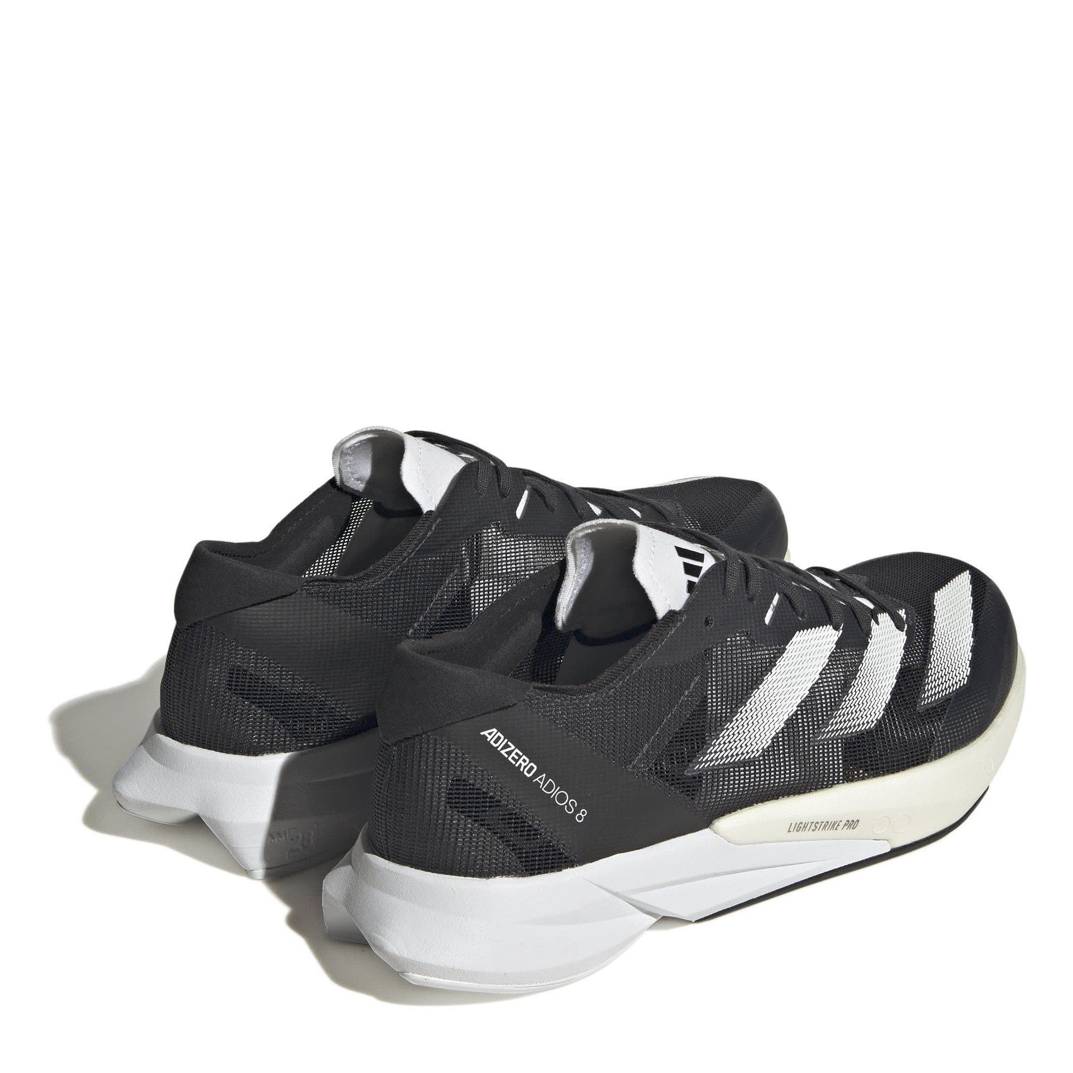 Nero/Bianco - adidas - Adizero Adios 8 Womens Running Shoes - 4