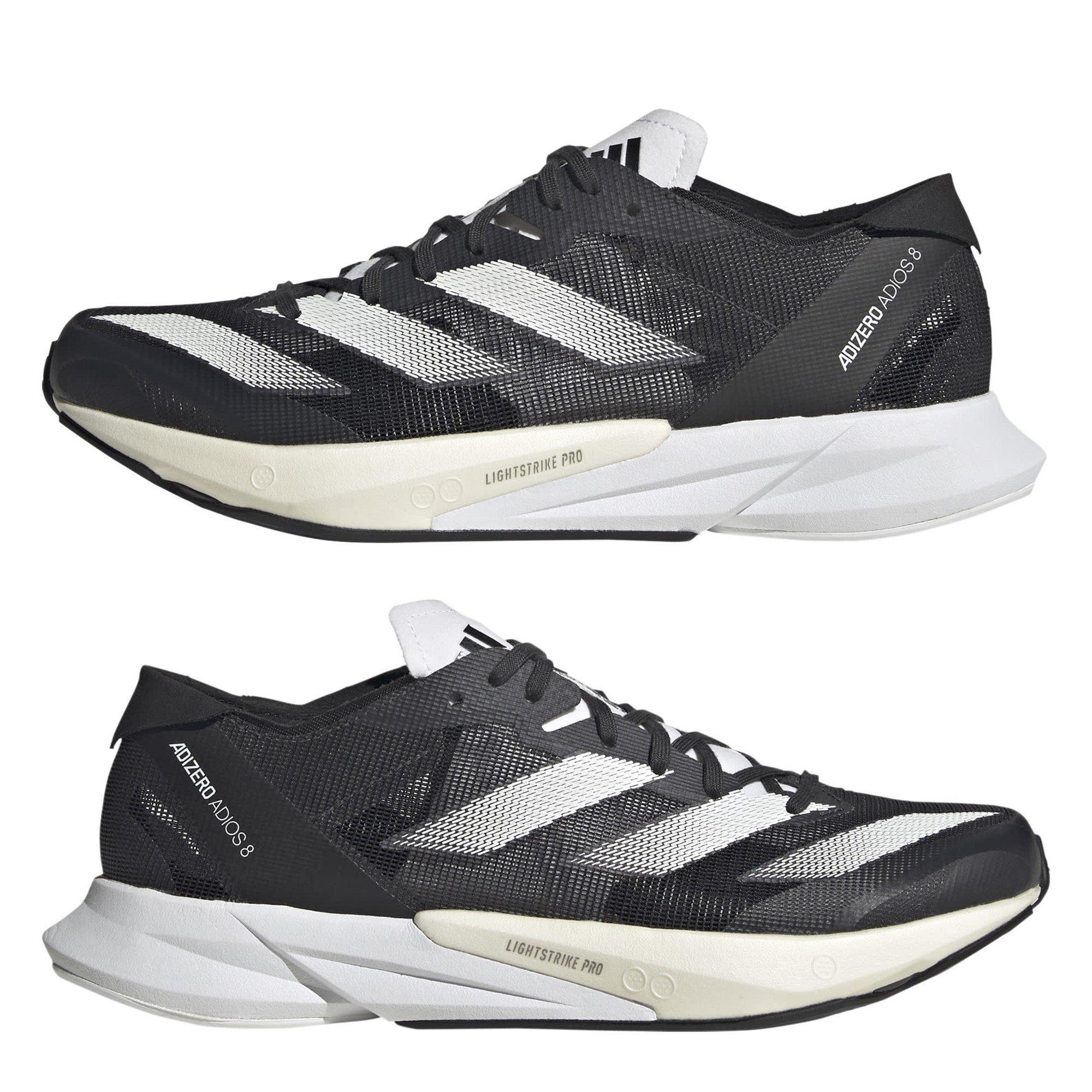 Nero/Bianco - adidas - Adizero Adios 8 Womens Running Shoes - 9