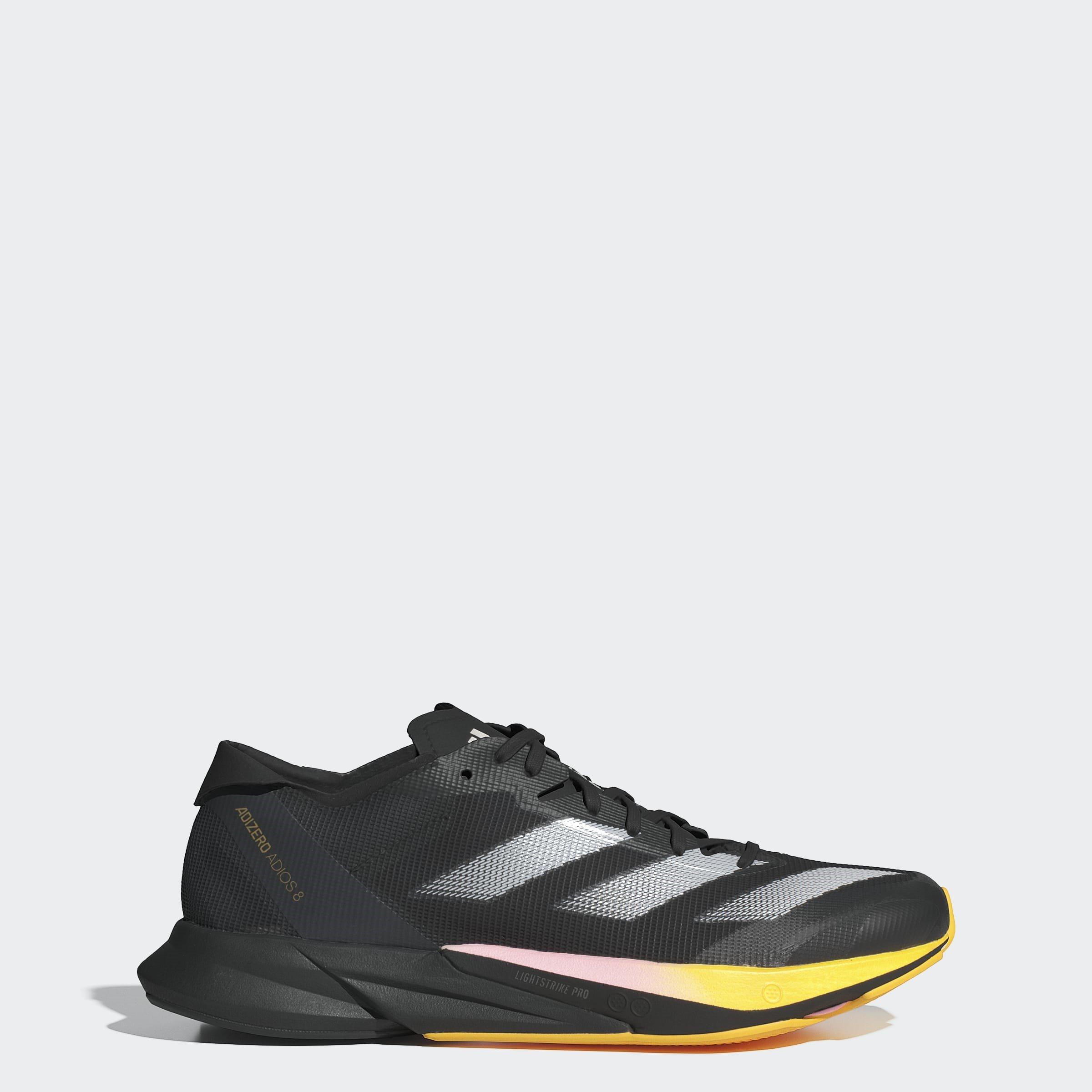 Nero/Zero Met - adidas - Adizero Adios 8 Womens Running Shoes - 10