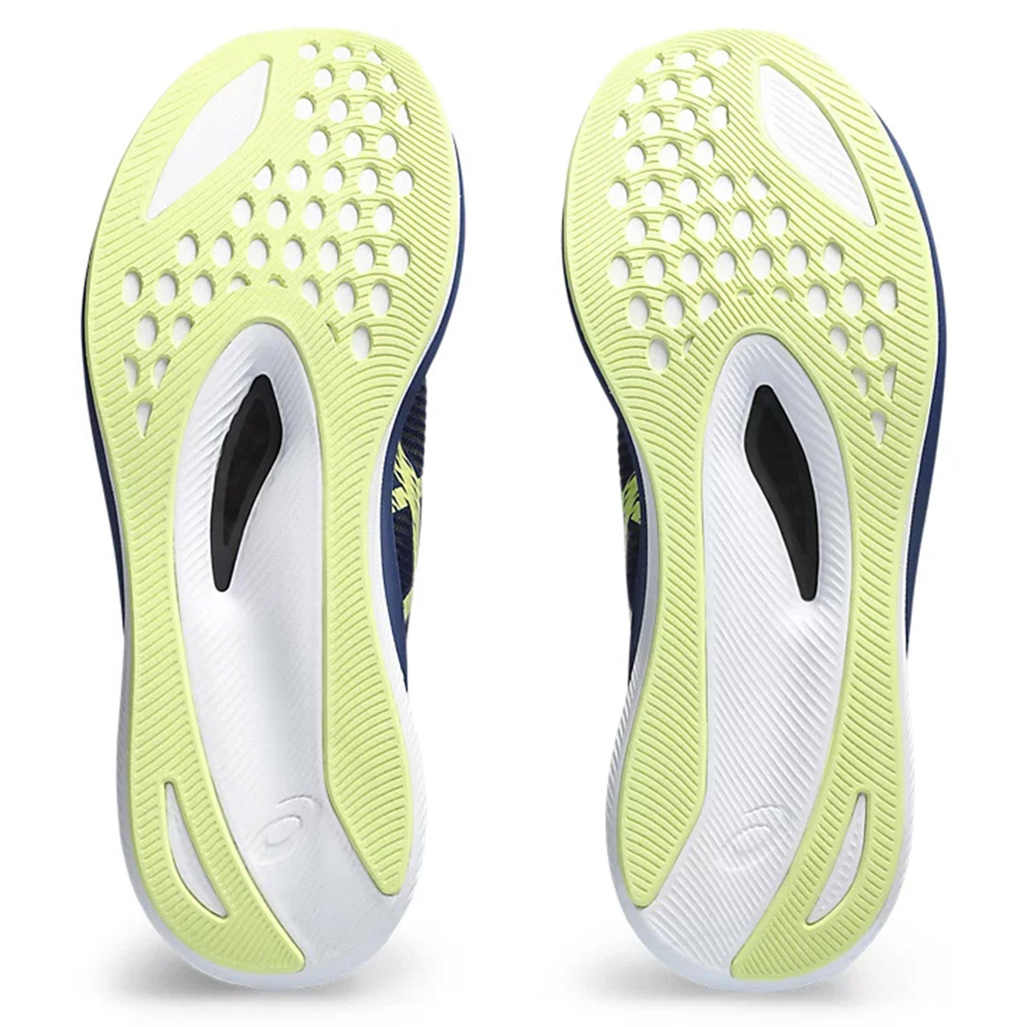 OCEAN/GL YELLOW - Asics - Magic Speed 3 Womens Running Shoes - 4