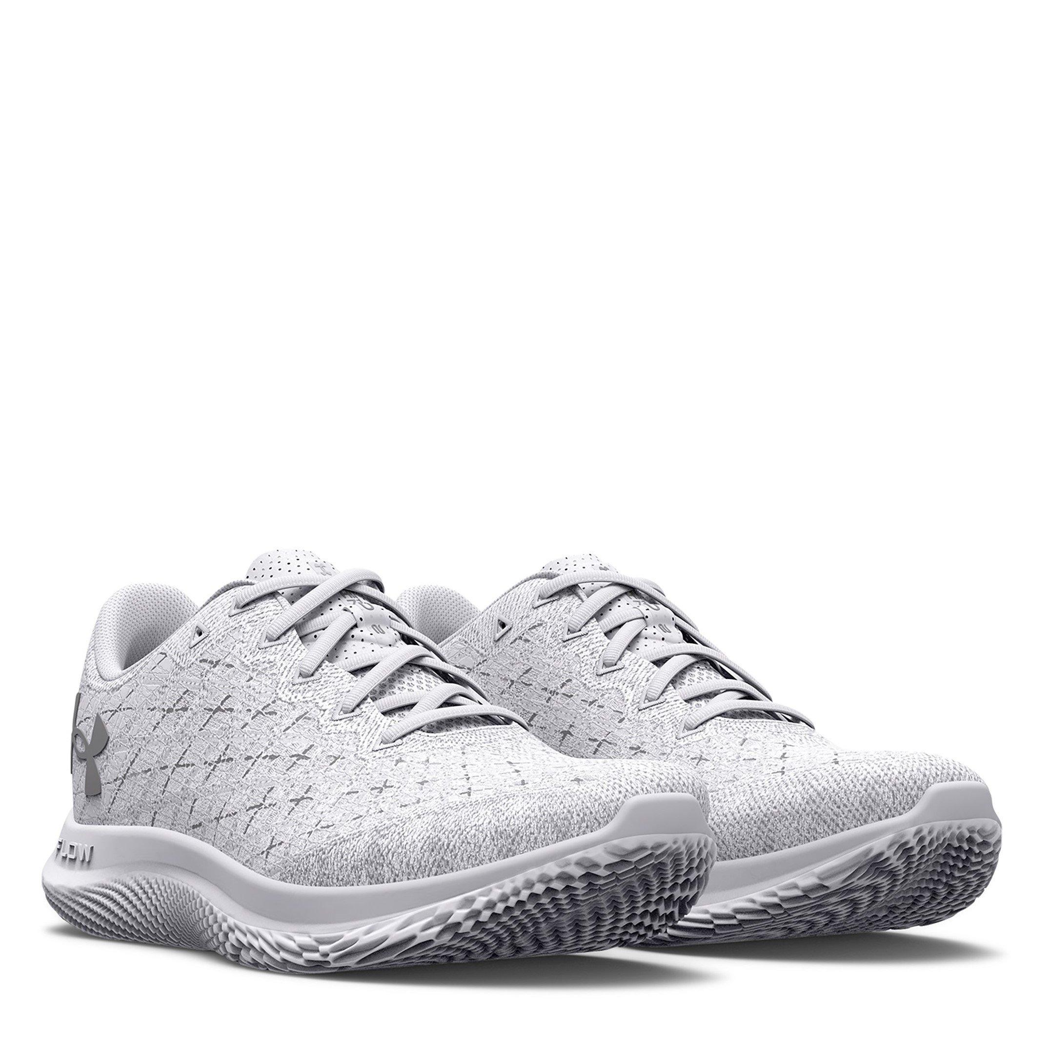 White - Under Armour - Flow Velociti Wind Reflect Camo Running Shoes - 5