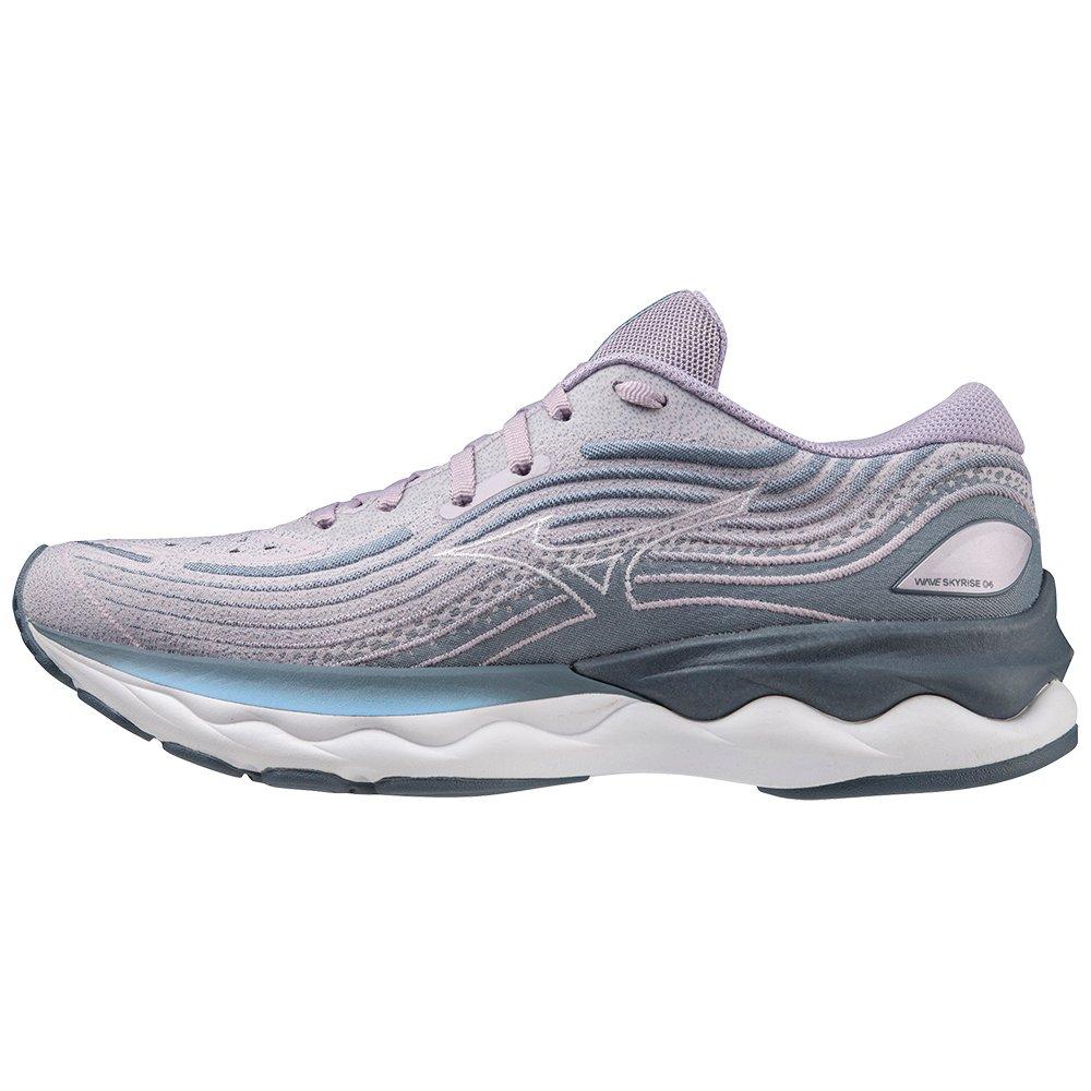 Wst/Wht/ChBl - Mizuno - Wave Skyrise 4 Women's Running Shoes - 1
