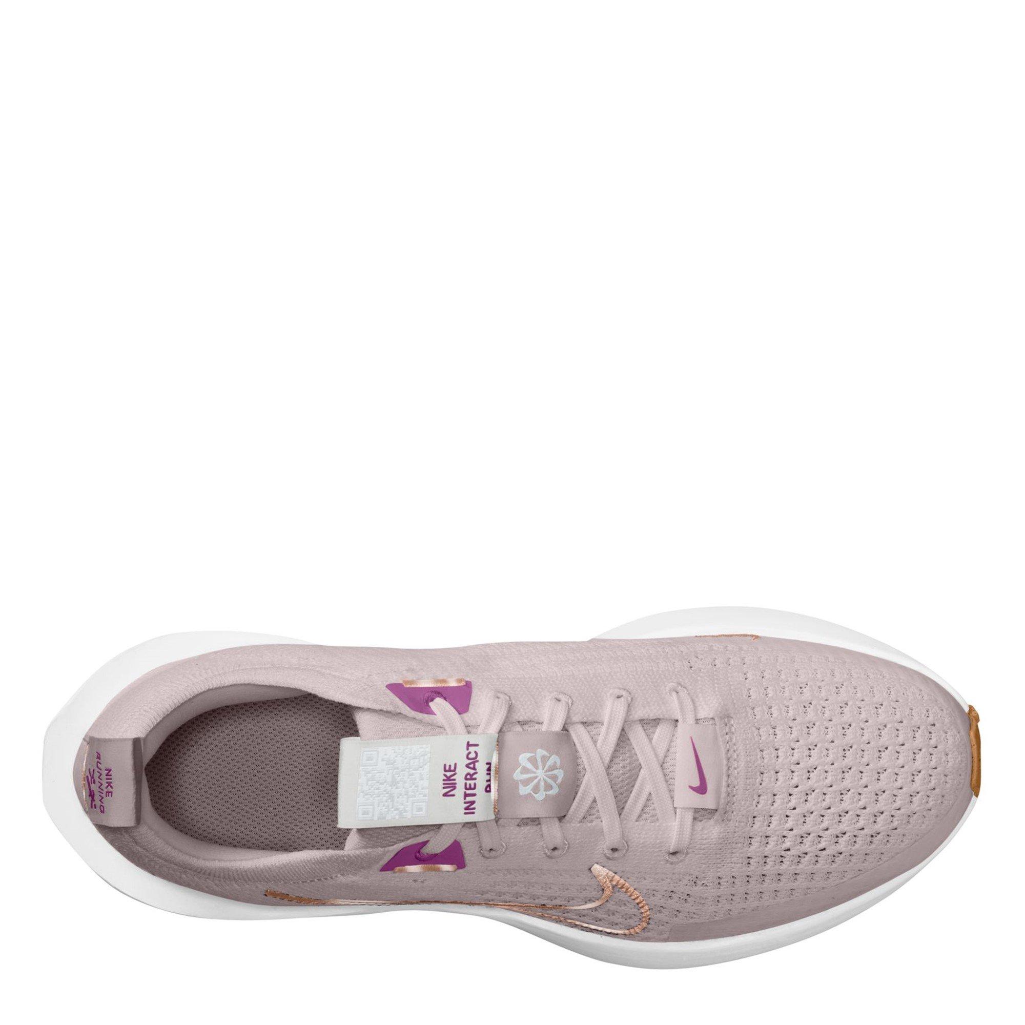 Violet Platine - Nike - Interact Run Womens Running Shoes - 10