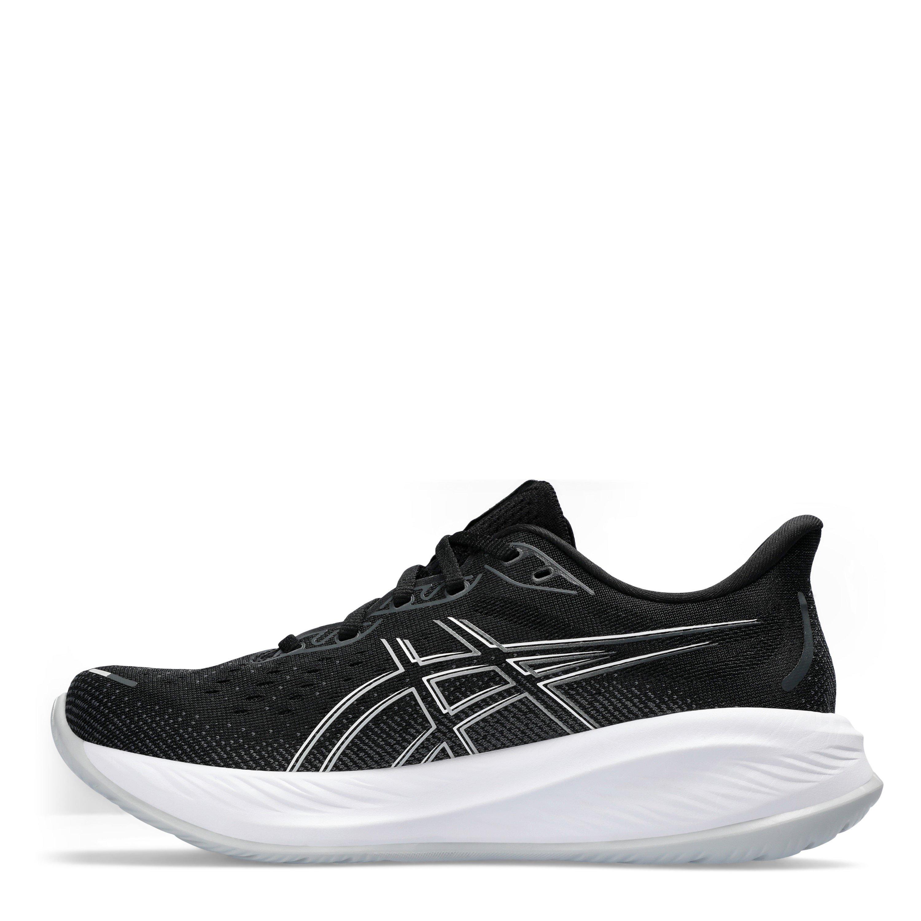 Black/White - Asics - Gel-Cumulus 26 Running Trainers Womens - 2