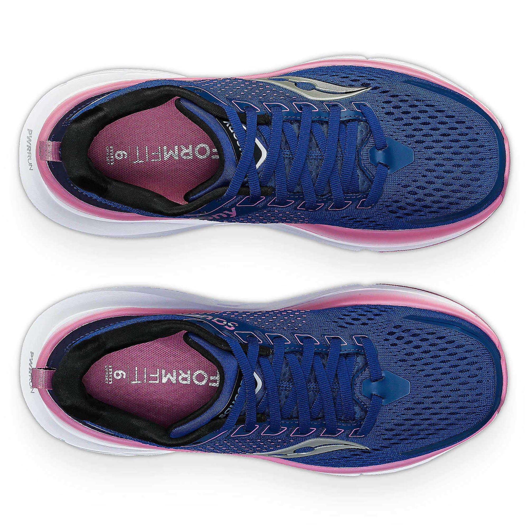 Navy/Orchid - Saucony - Guide 17 Womens Running Shoes - 4