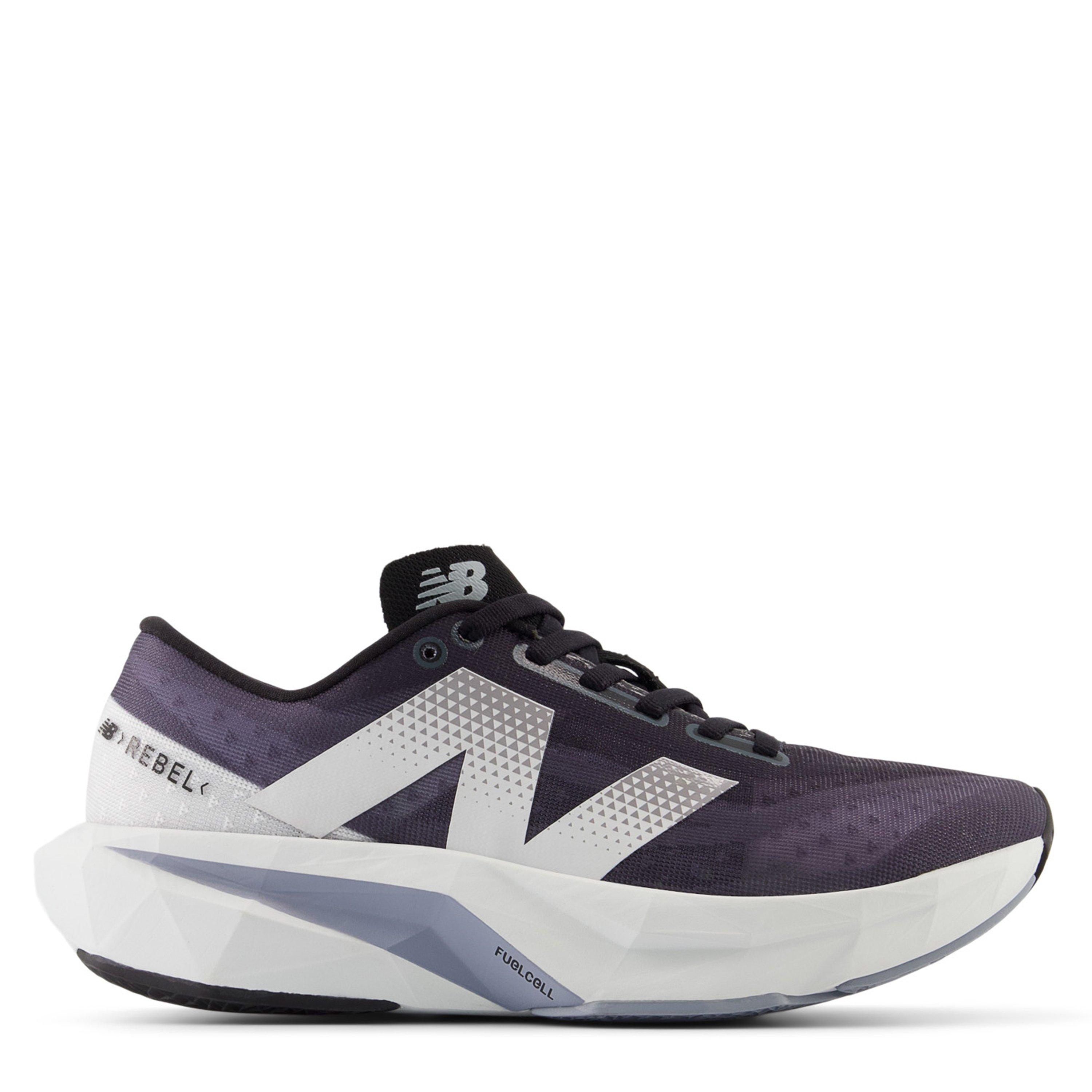 Graphite - New Balance - FuelCell Rebel v4 Running Trainers Womens - 1