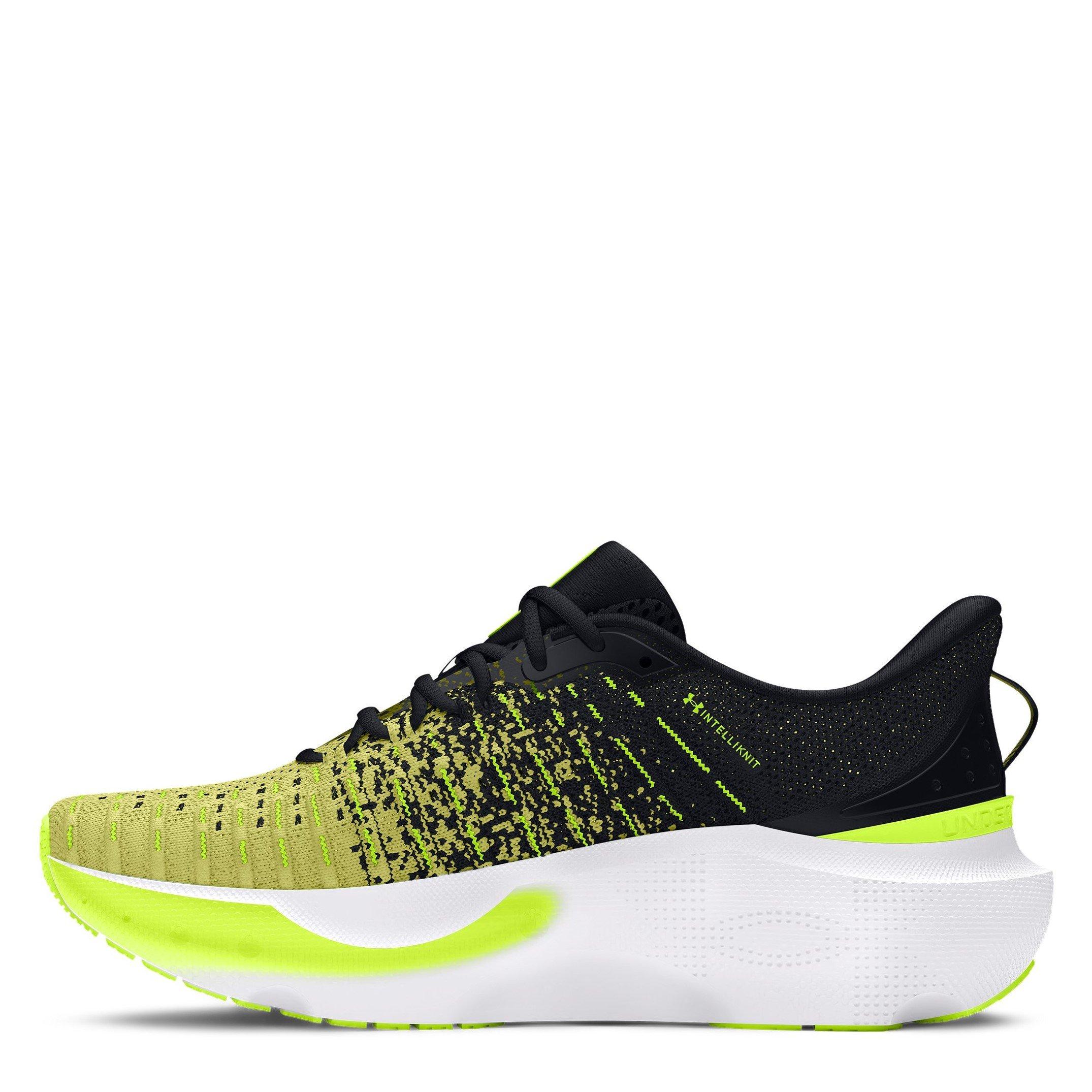 Preto/Amarelo - Under Armour - Infinite Elite Running Shoes Womens - 2