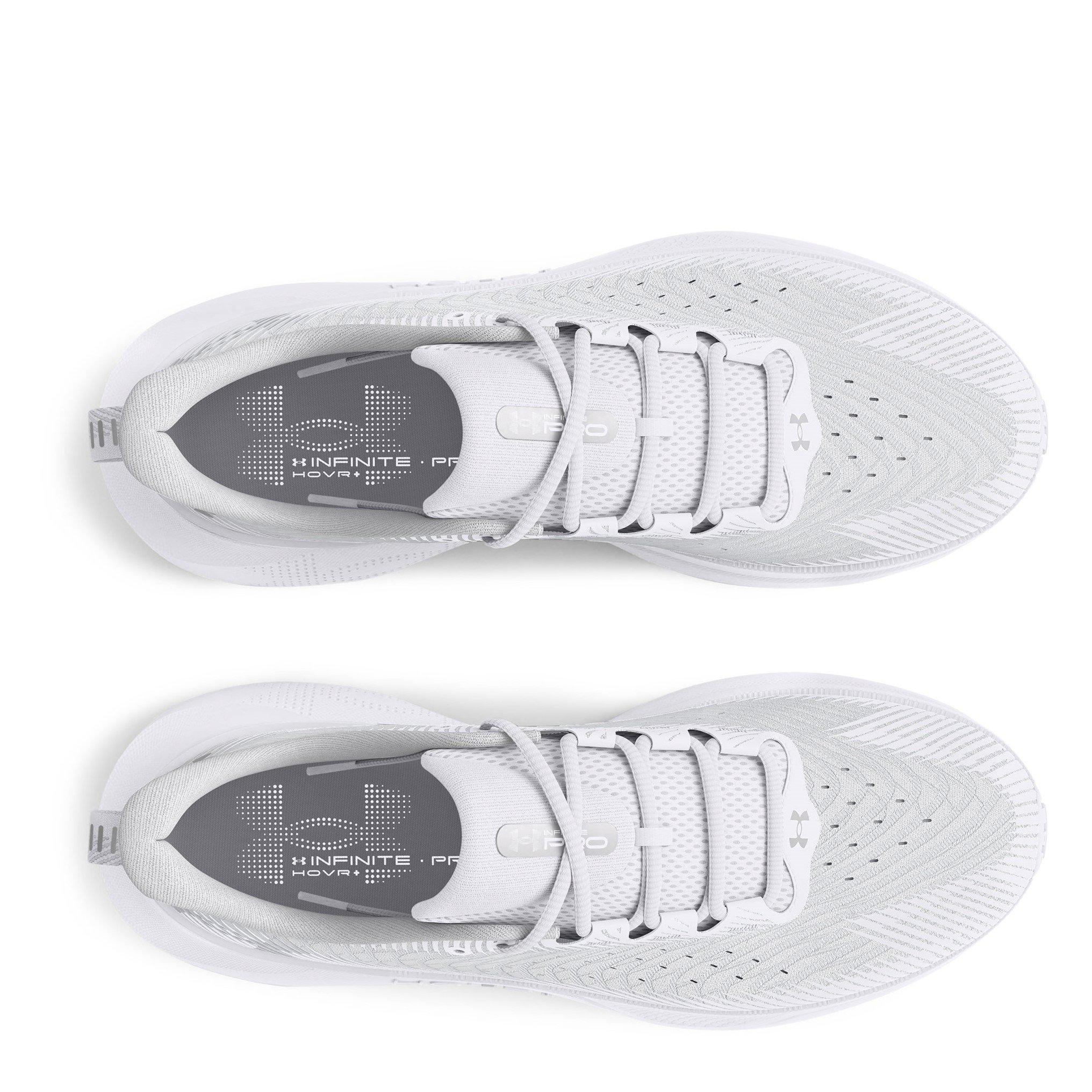 White - Under Armour - Infinite Pro Running Shoes Womens - 4