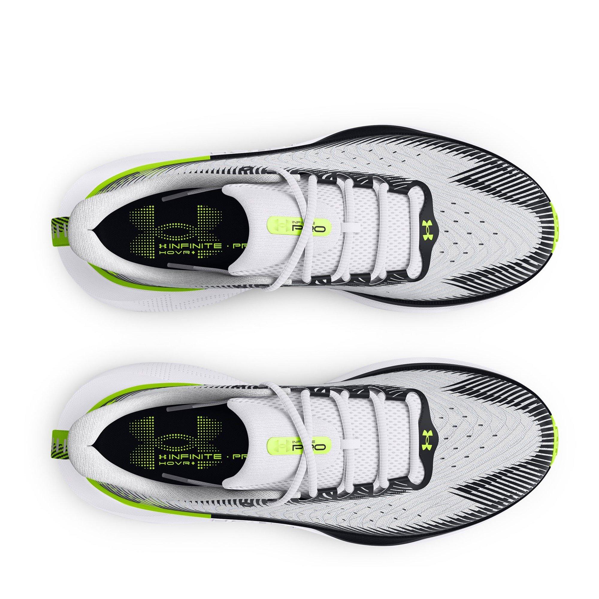 Whit Gry Black - Under Armour - Infinite Pro Running Shoes Womens - 4