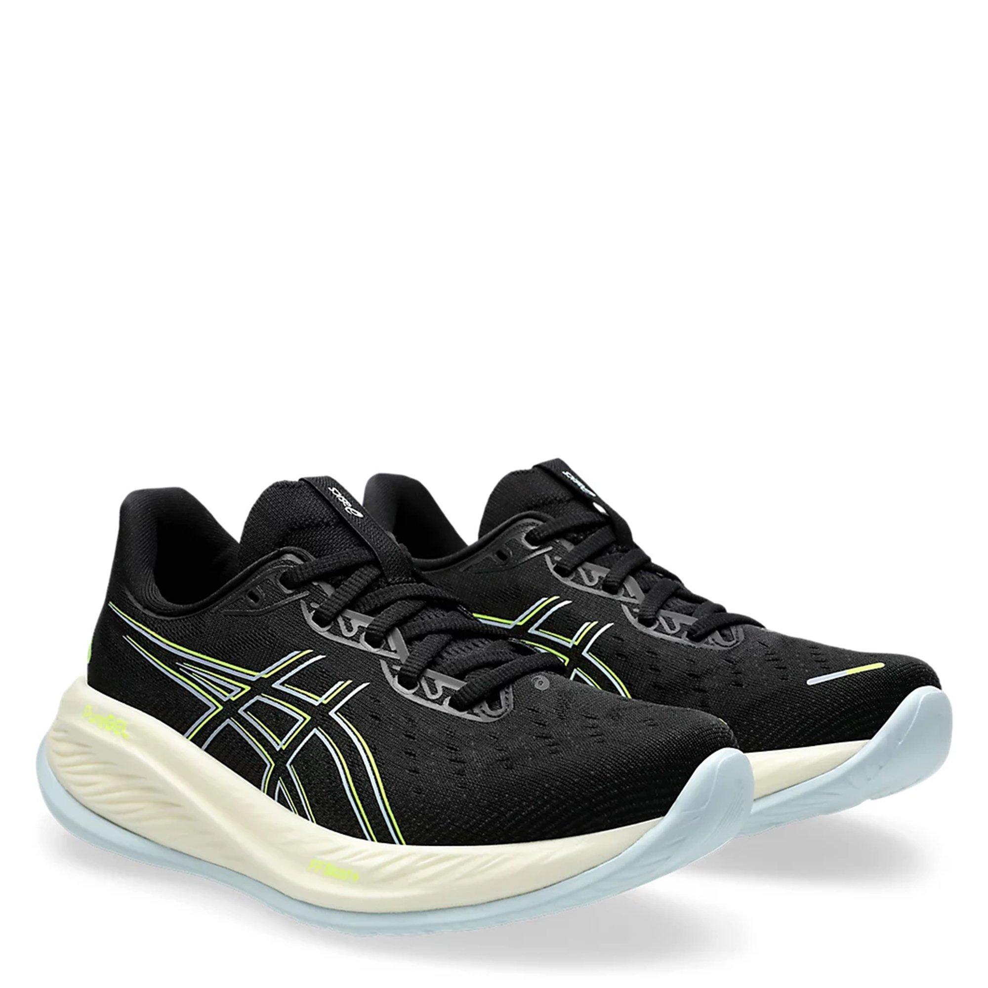 BLACK/STYYELLOW - Asics - Gel Cumulus 26 Womens Running Shoes - 5